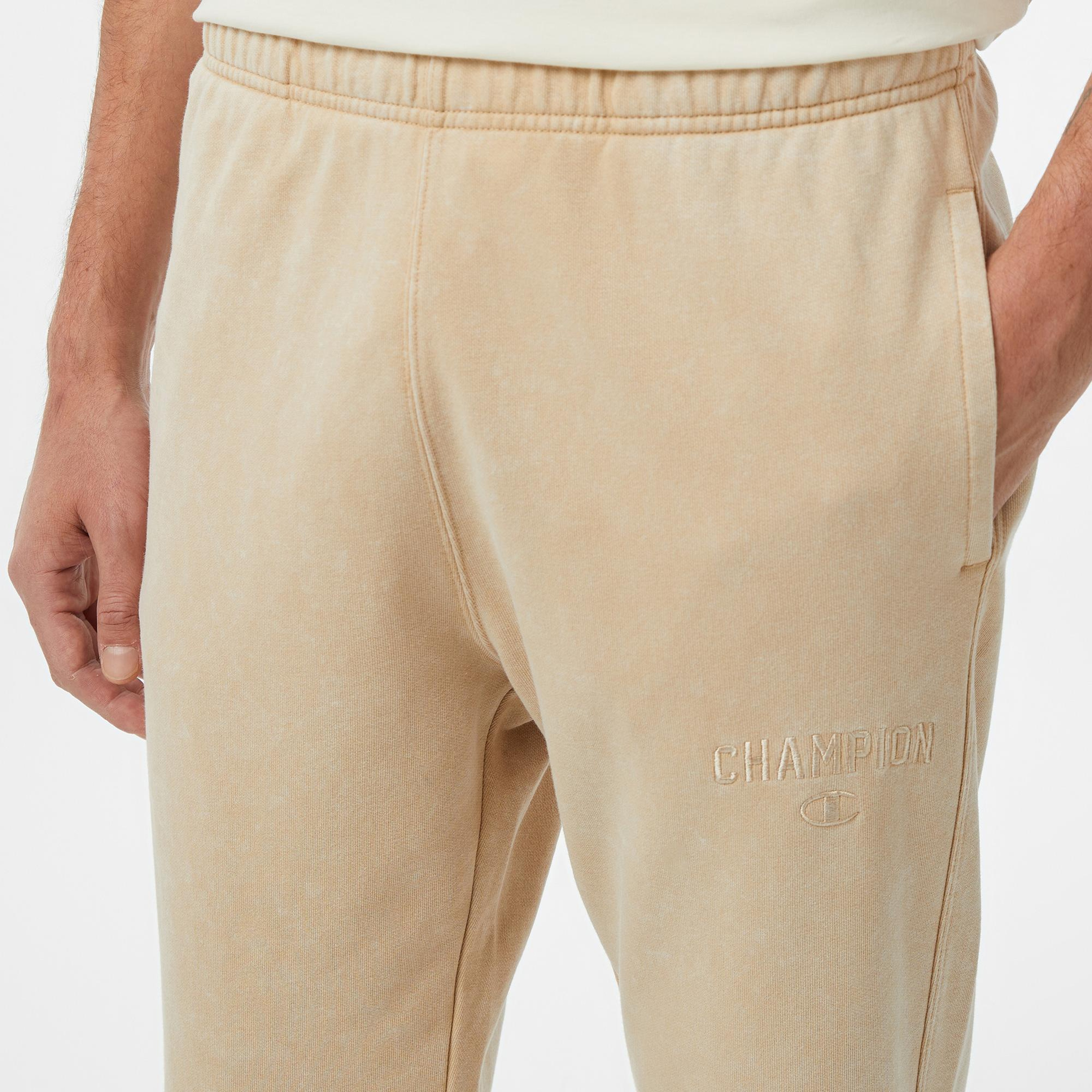 Champion Rib Cuff Erkek Bej Eşofman Altı