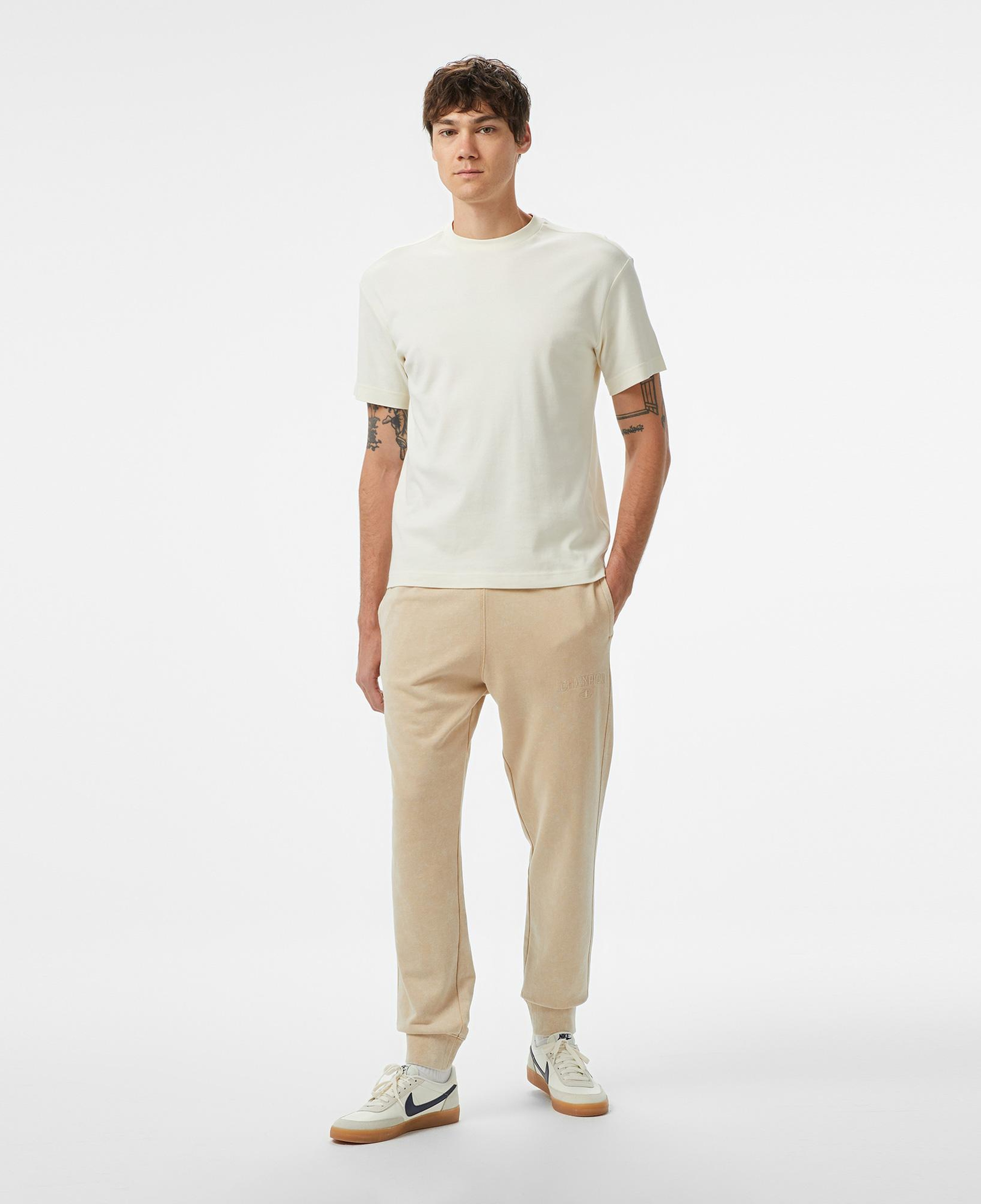 Champion Rib Cuff Erkek Bej Eşofman Altı