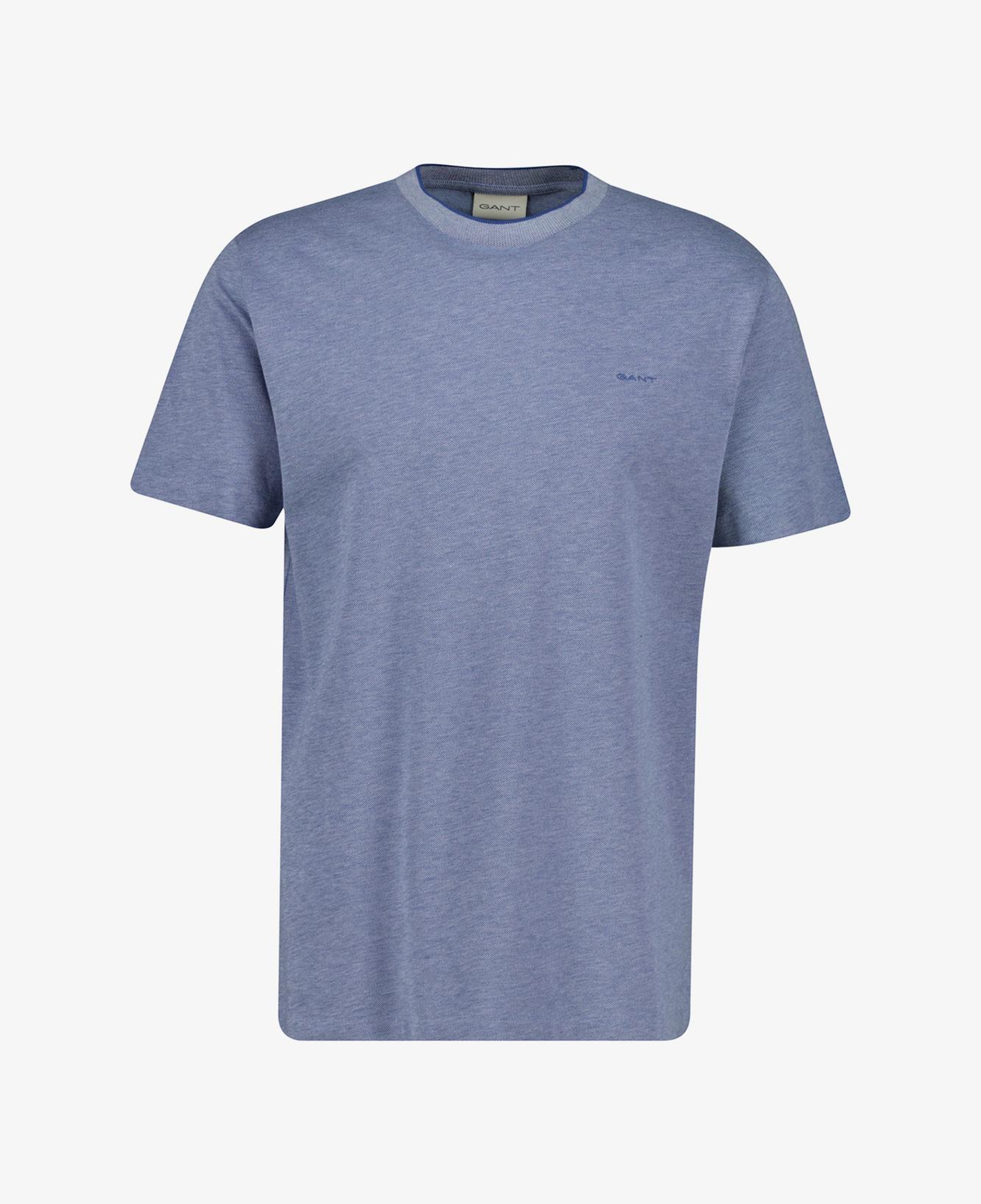GANT Erkek Mavi Bisiklet Yaka Regular Fit T-Shirt
