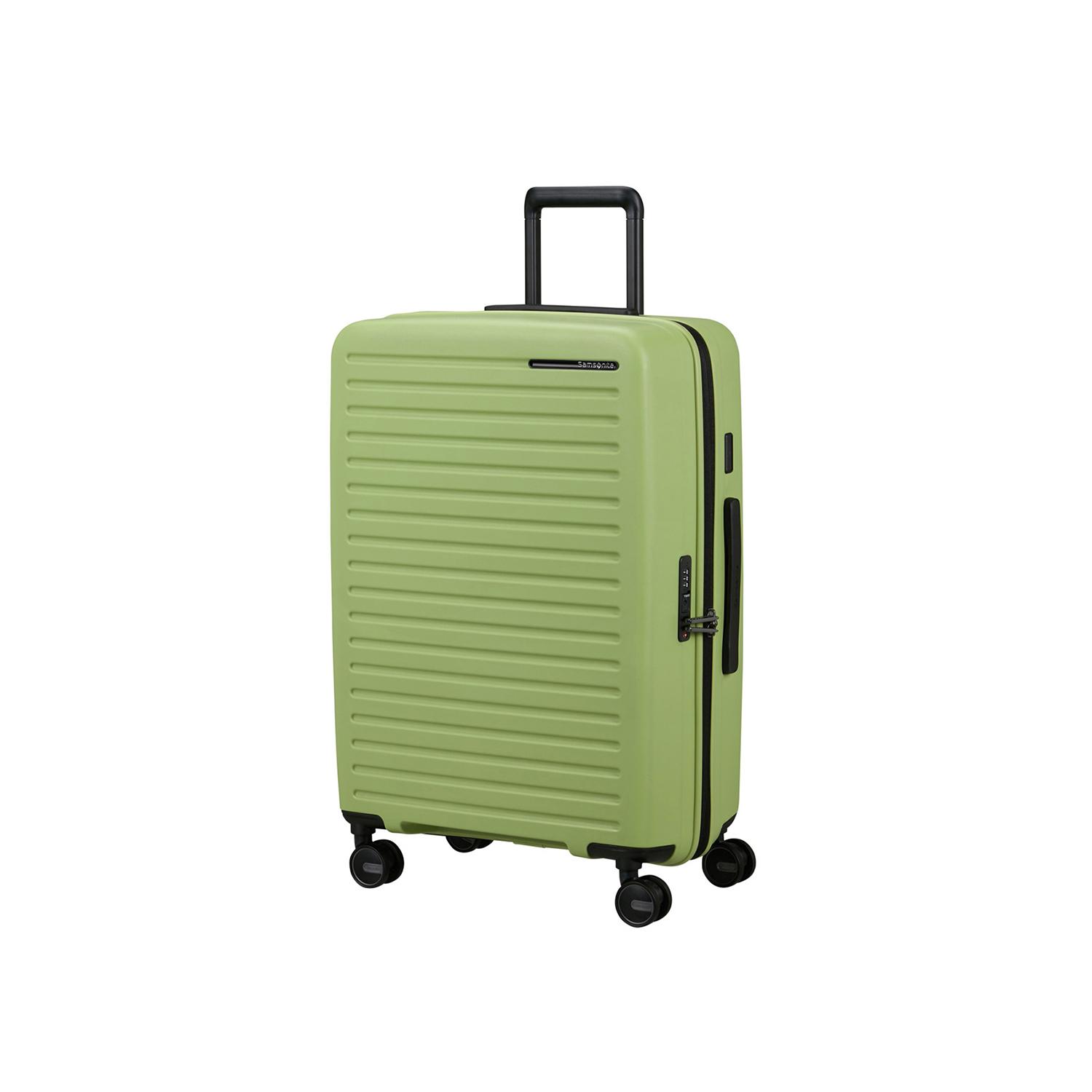 Samsonite Yeşil Restackd - Körüklü 68/25 Orta Boy Valiz