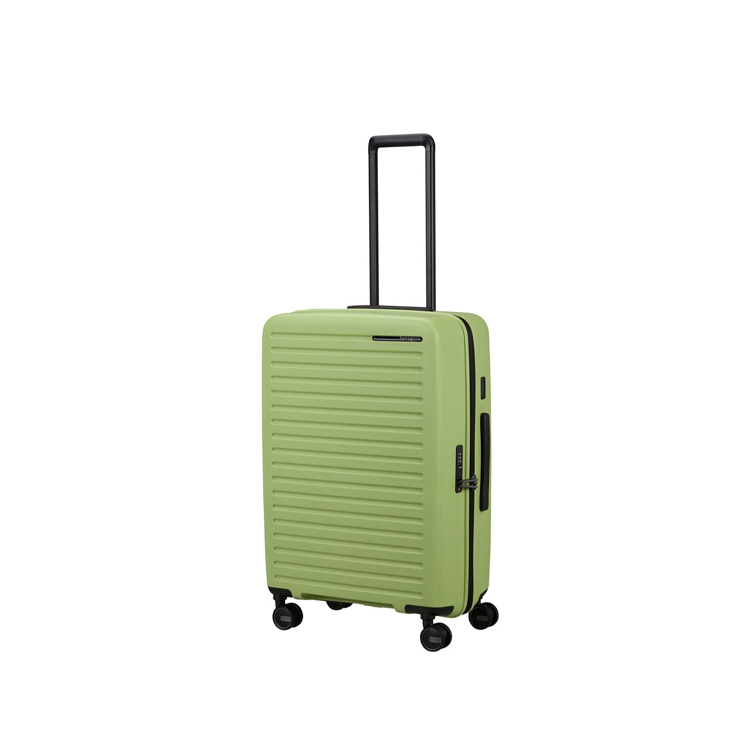Samsonite Yeşil Restackd - Körüklü 68/25 Orta Boy Valiz