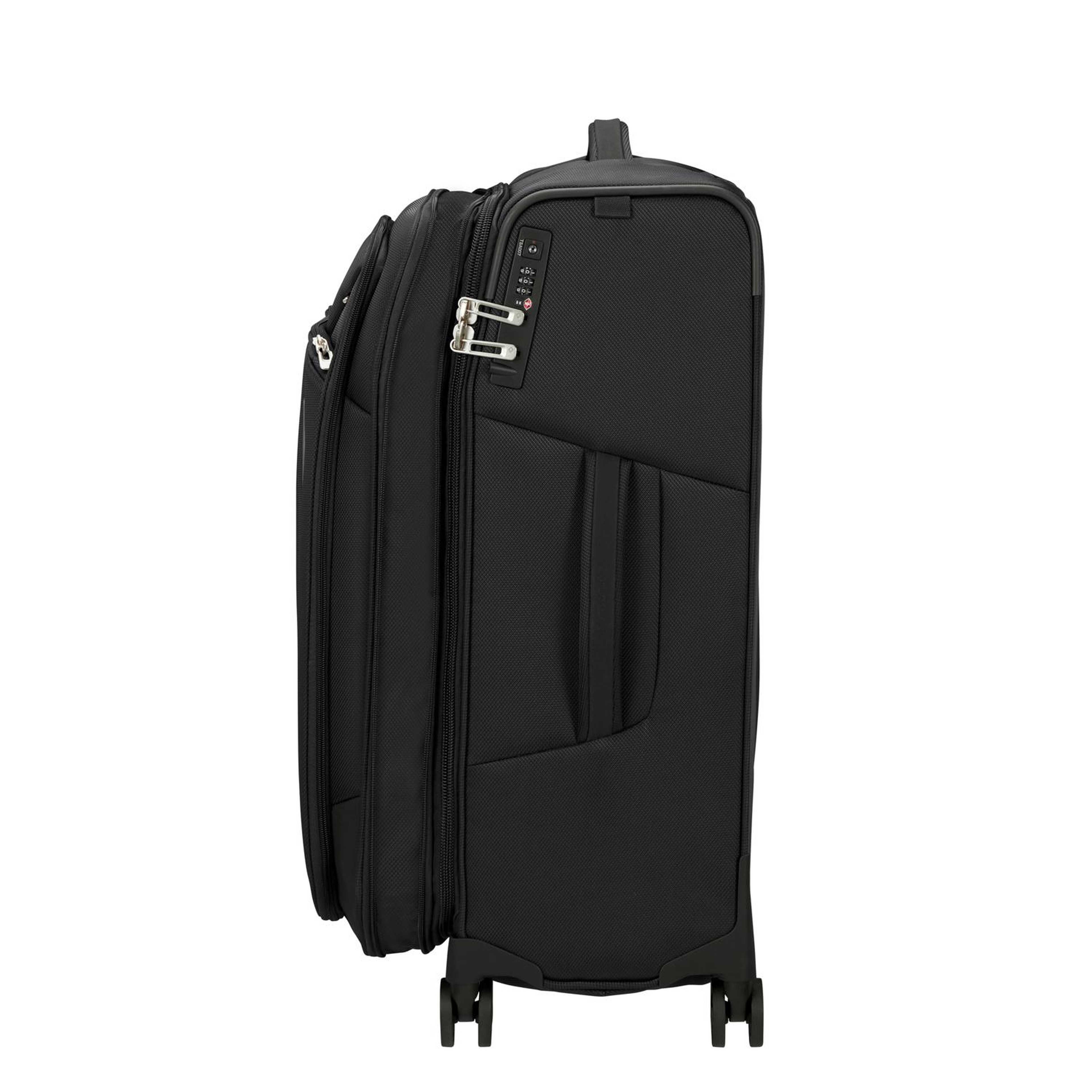 Samsonite Siyah Respark Spinner - Körüklü 67/24 Orta Boy Valiz