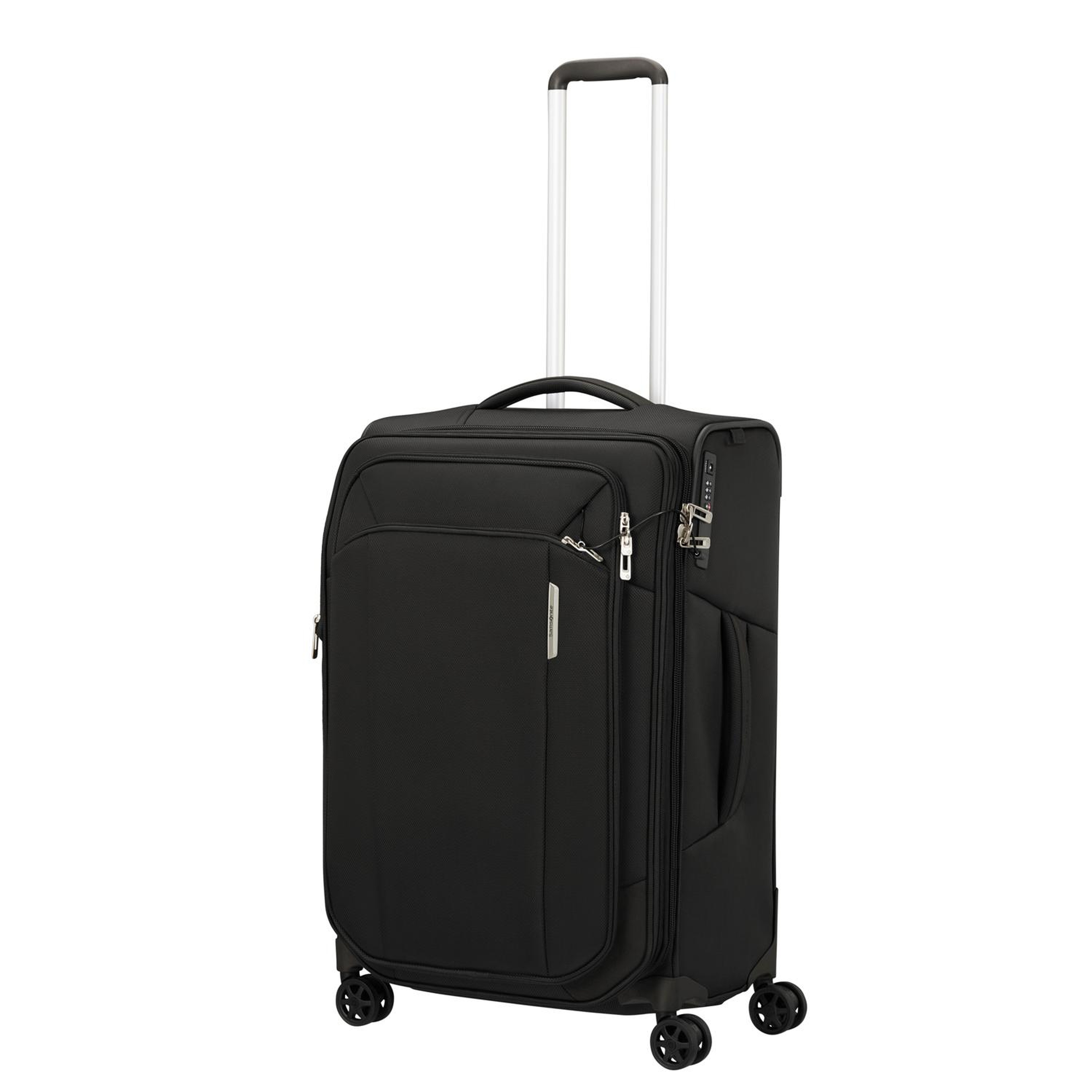 Samsonite Siyah Respark Spinner - Körüklü 67/24 Orta Boy Valiz