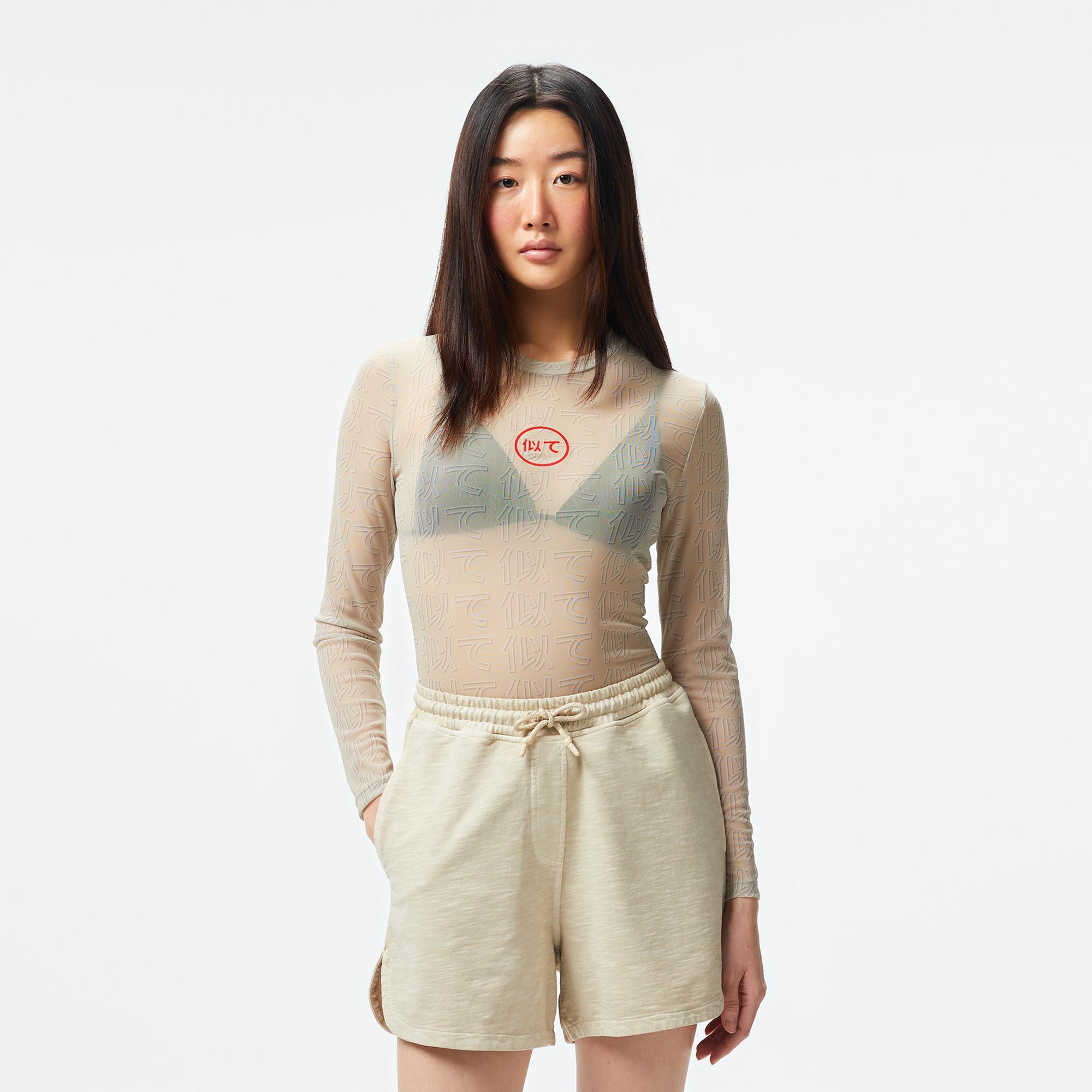 UNITED4 Kadın Gri T-Shirt