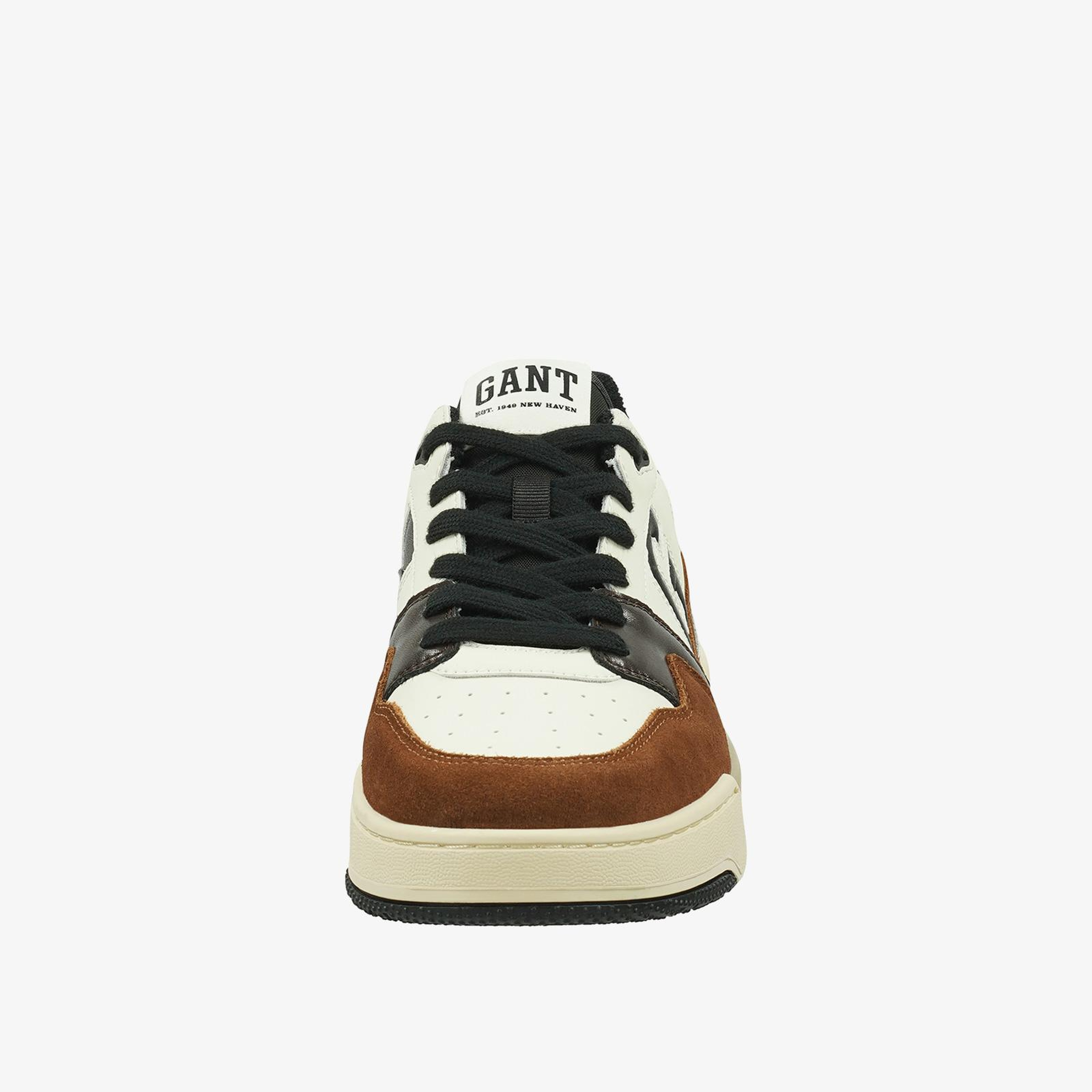GANT Erkek Kahverengi Deri Logolu Sneaker
