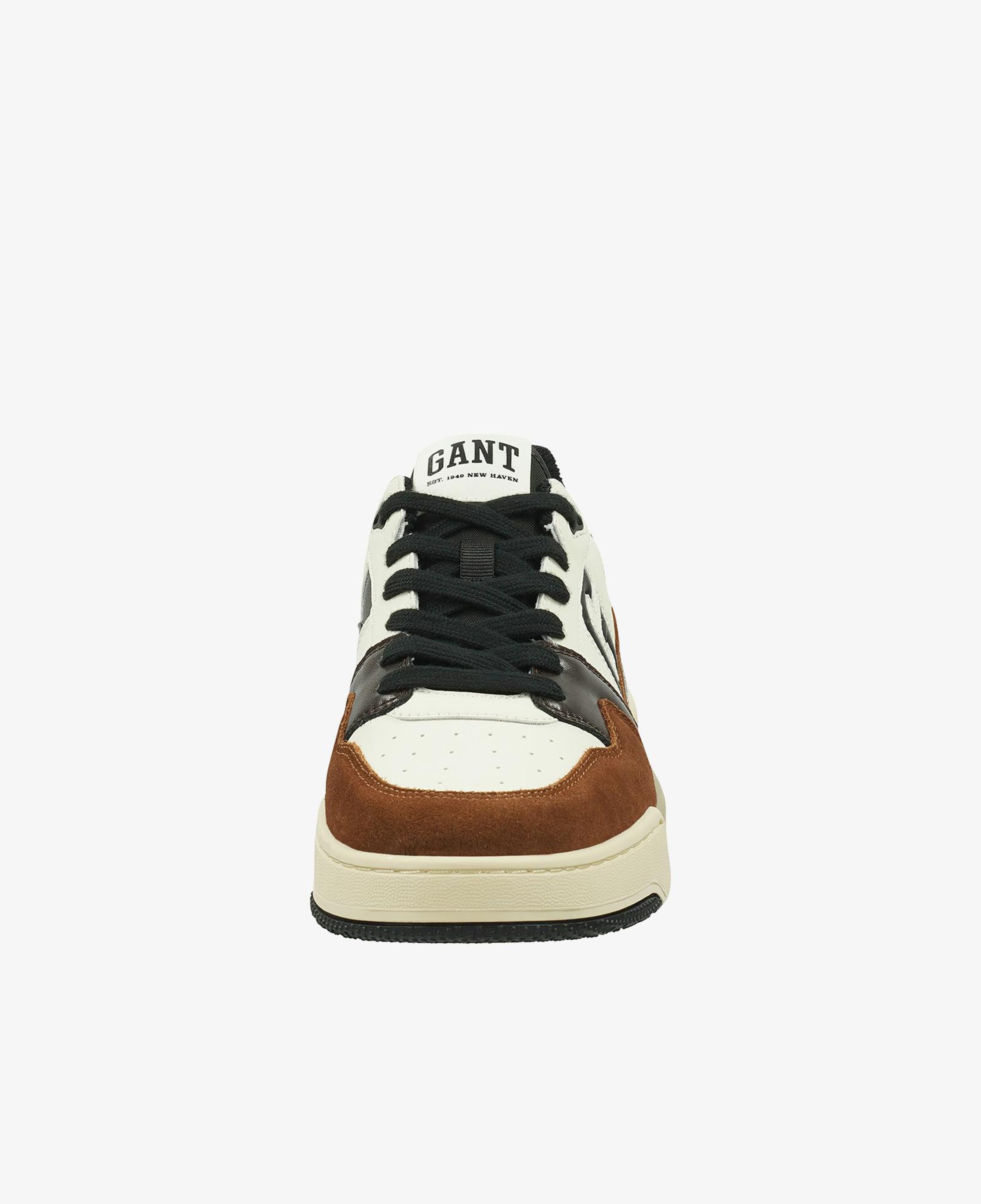 GANT Erkek Kahverengi Deri Logolu Sneaker