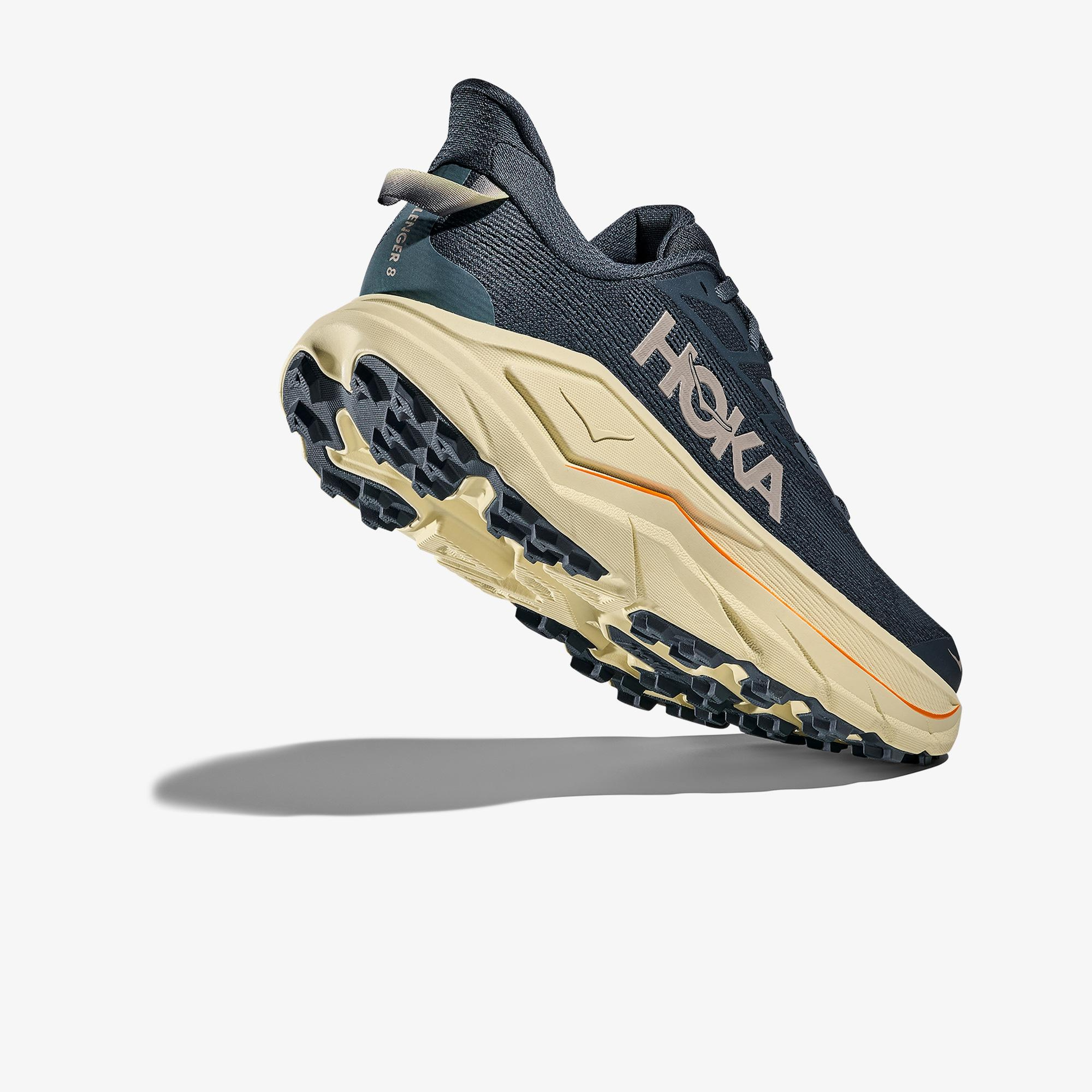 Hoka Challenger 8 Erkek Gri Arazi Koşu Ayakkabısı