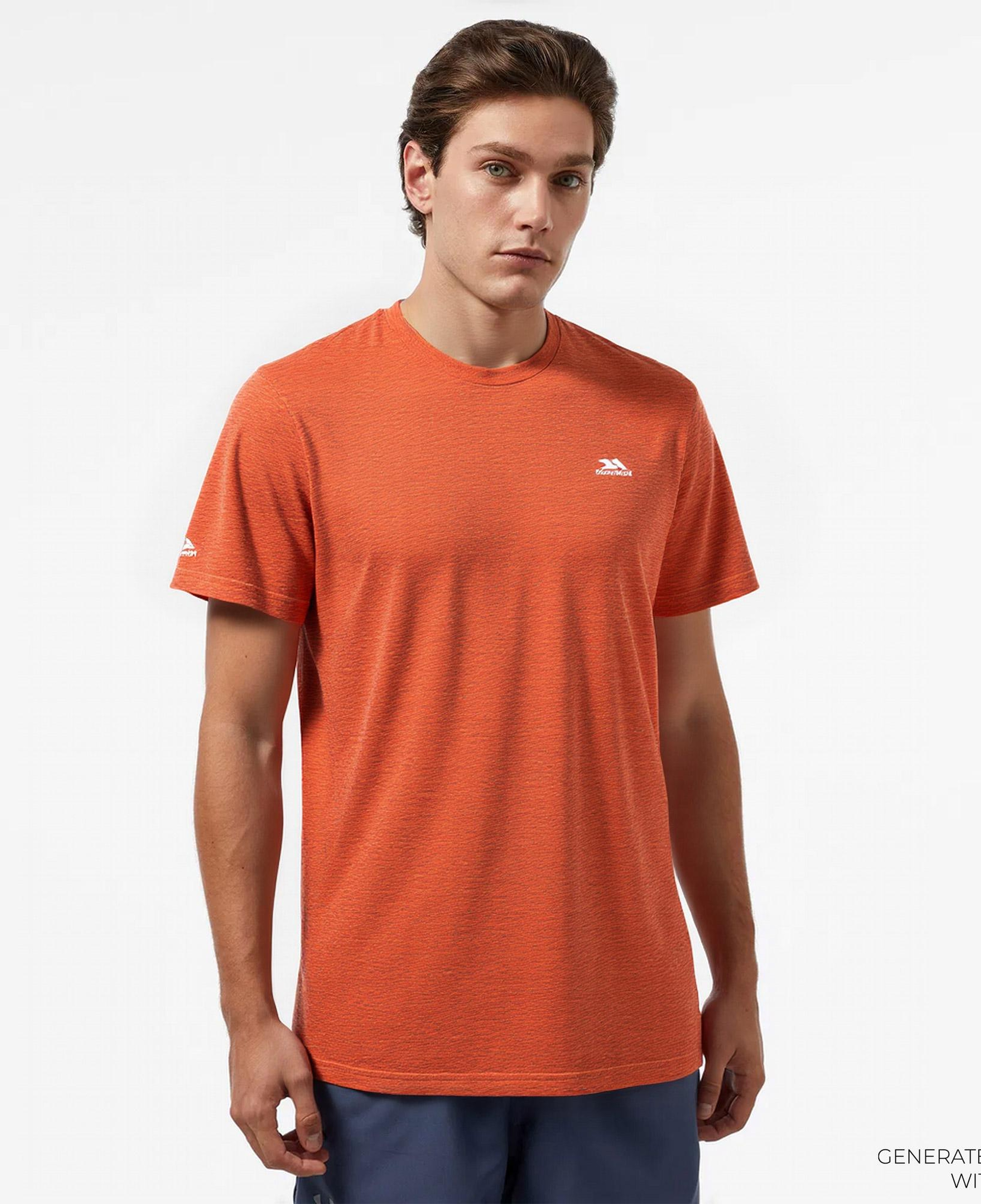 Trespass Raeran Technical Erkek Turuncu Günlük T-Shirt