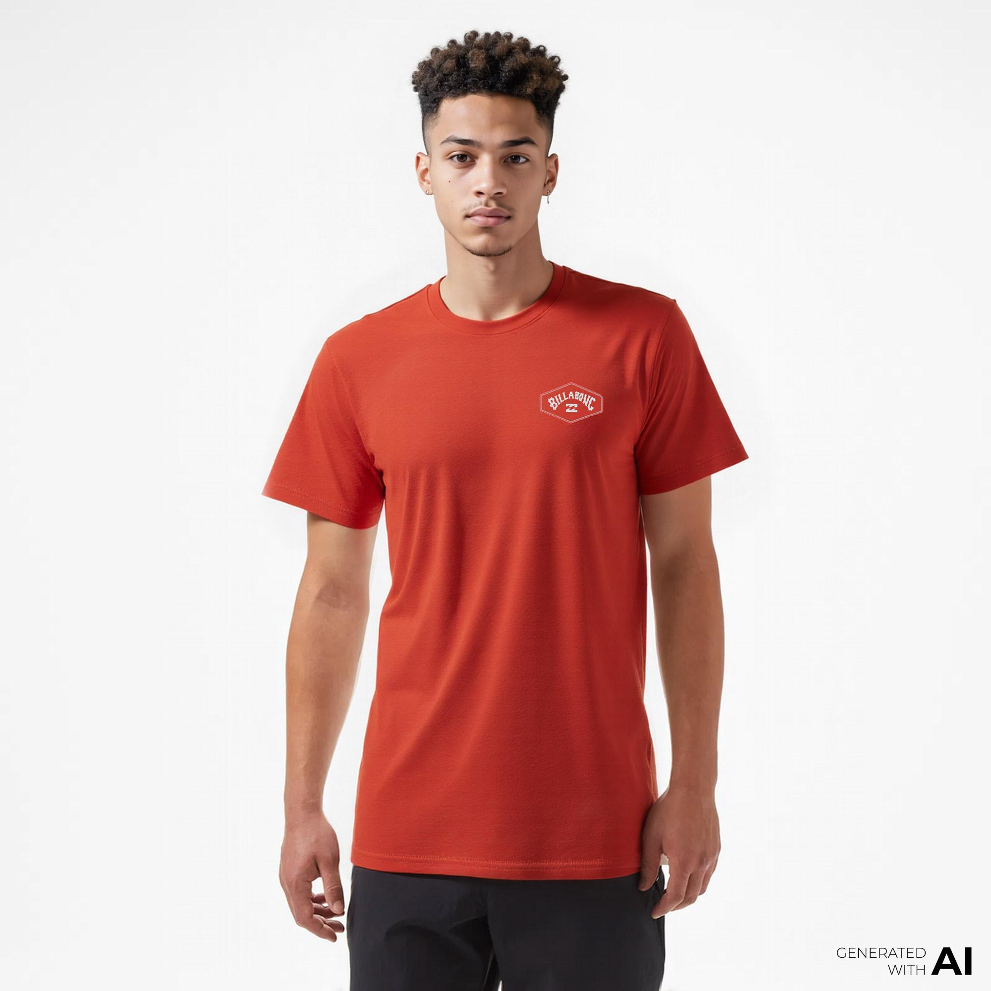 Billabong Exit Arch Erkek Kırmızı Günlük T-Shirt
