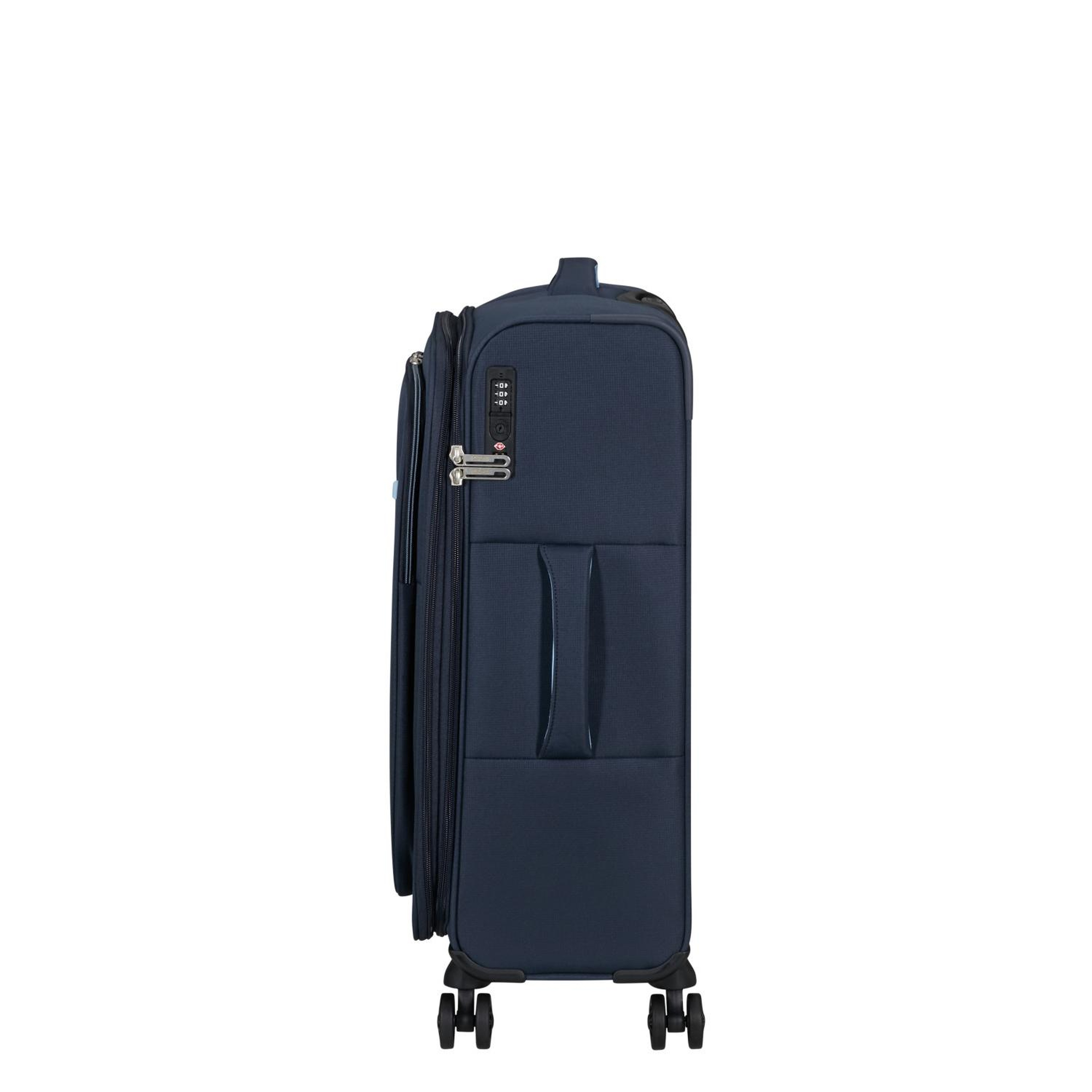 American Tourister Lacivert Cloudrider 4 Tekerlekli Orta Boy Valiz 67 cm