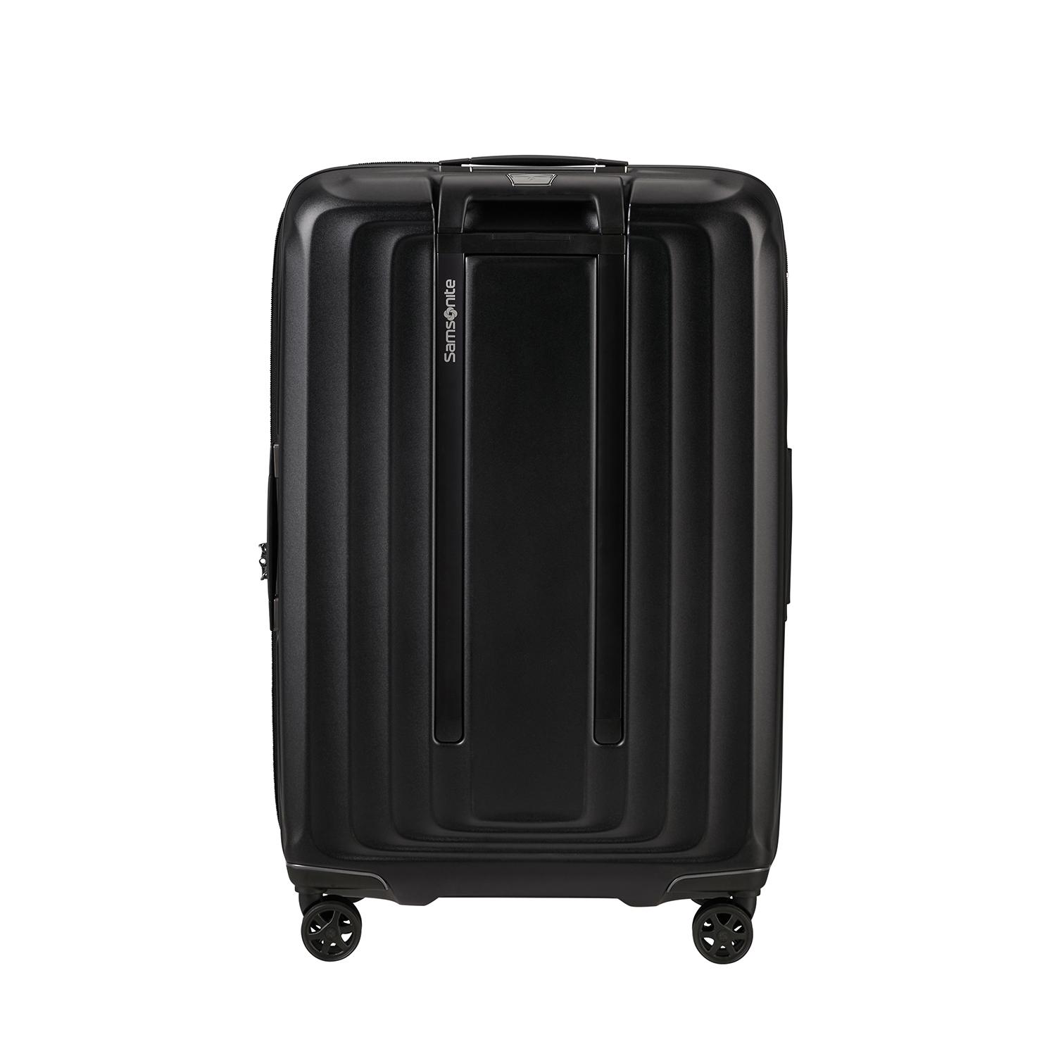 Samsonite Siyah Spinner Nuon Körüklü 4 Tekerlekli 69 cm Orta Boy Valiz