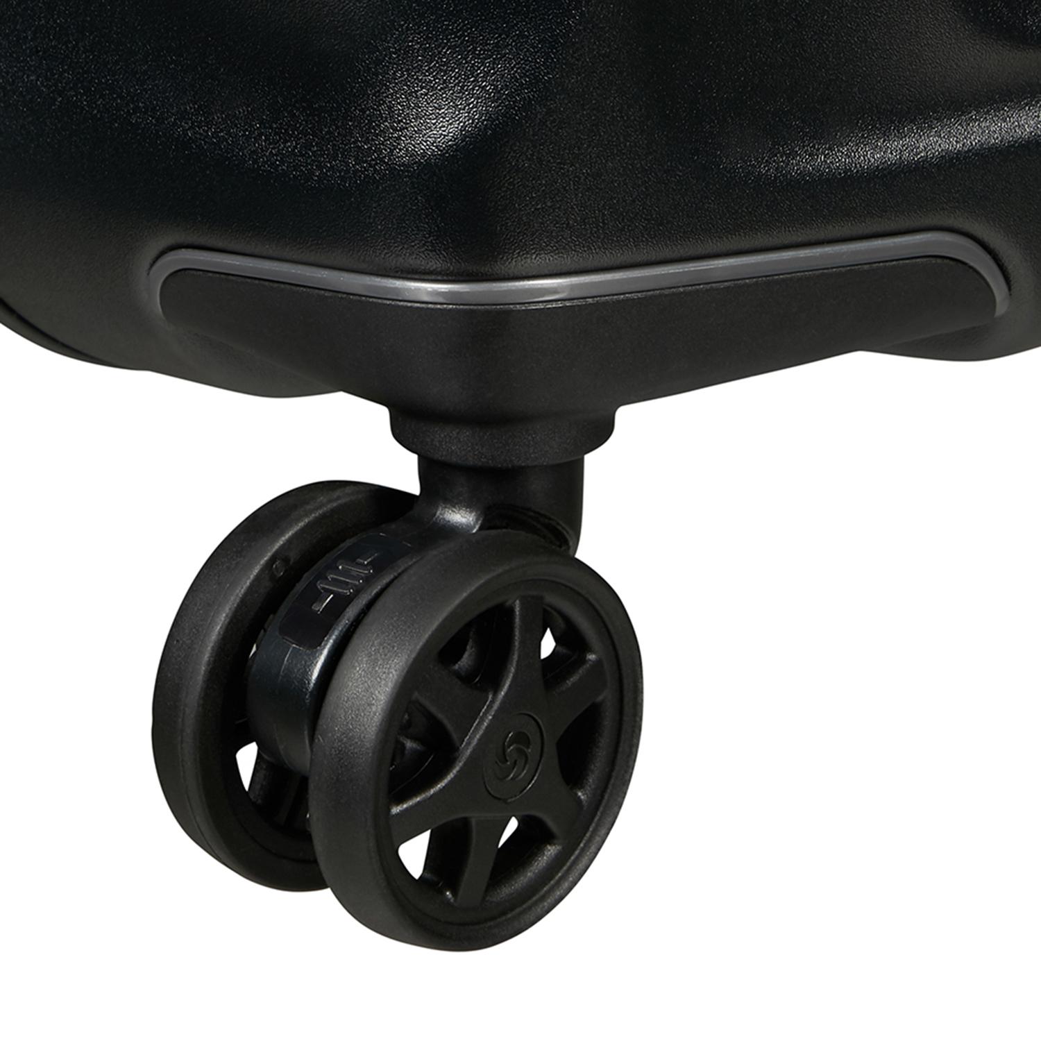 Samsonite Siyah Spinner Nuon Körüklü 4 Tekerlekli 69 cm Orta Boy Valiz