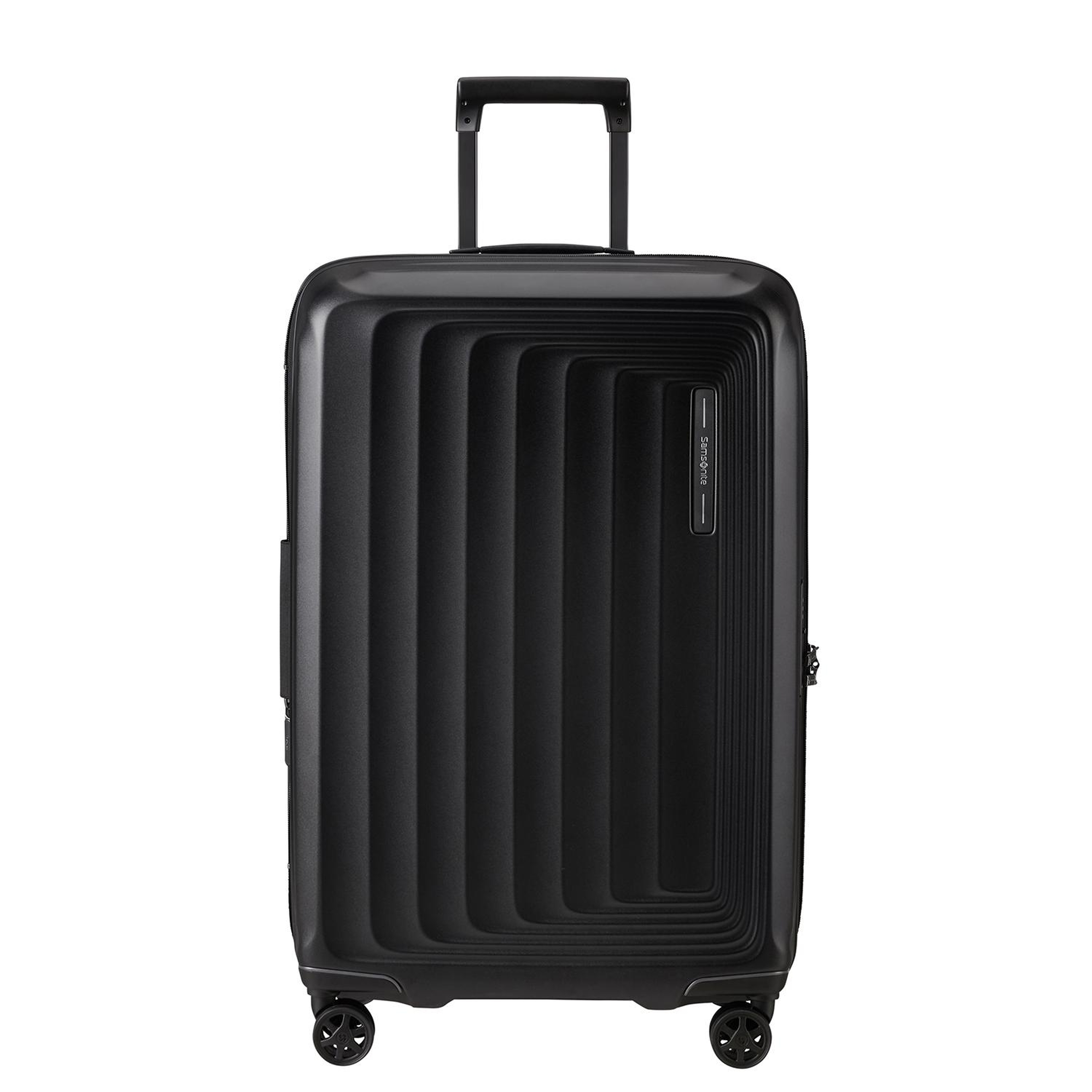 Samsonite Siyah Spinner Nuon Körüklü 4 Tekerlekli 69 cm Orta Boy Valiz