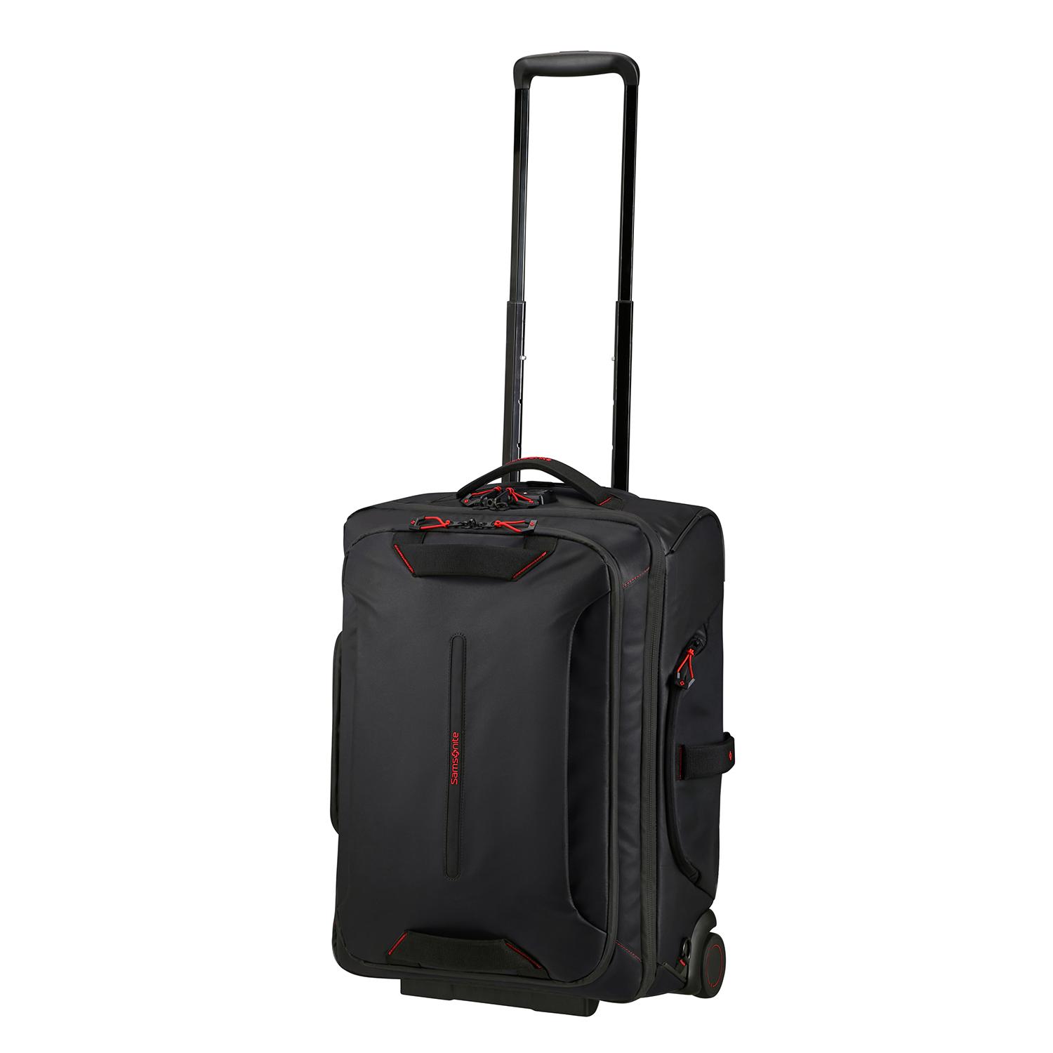 Samsonite Siyah Ecodiver - 2 Tekerlekli Duffle 55 cm Kabin Boy Valiz 15.6"