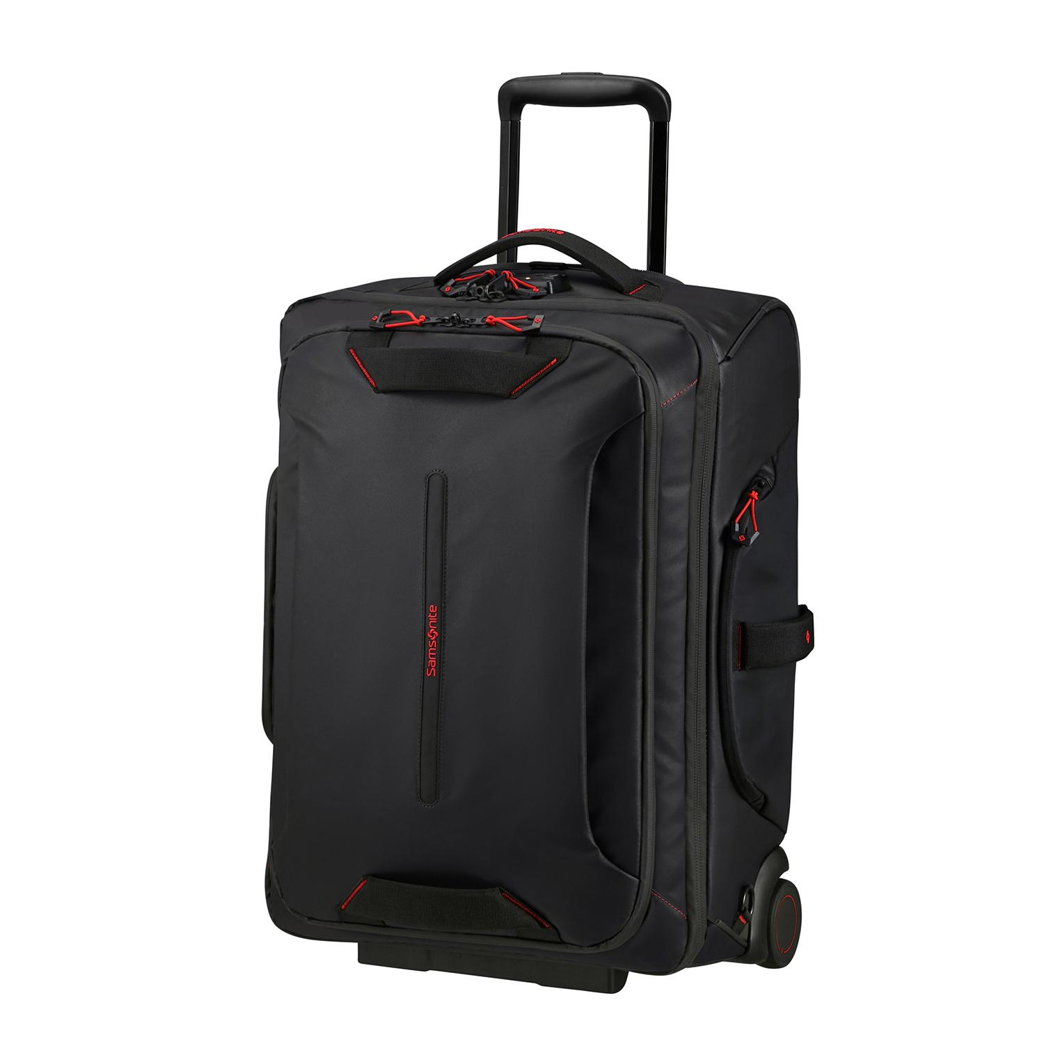 Samsonite Siyah Ecodiver - 2 Tekerlekli Duffle 55 cm Kabin Boy Valiz 15.6"