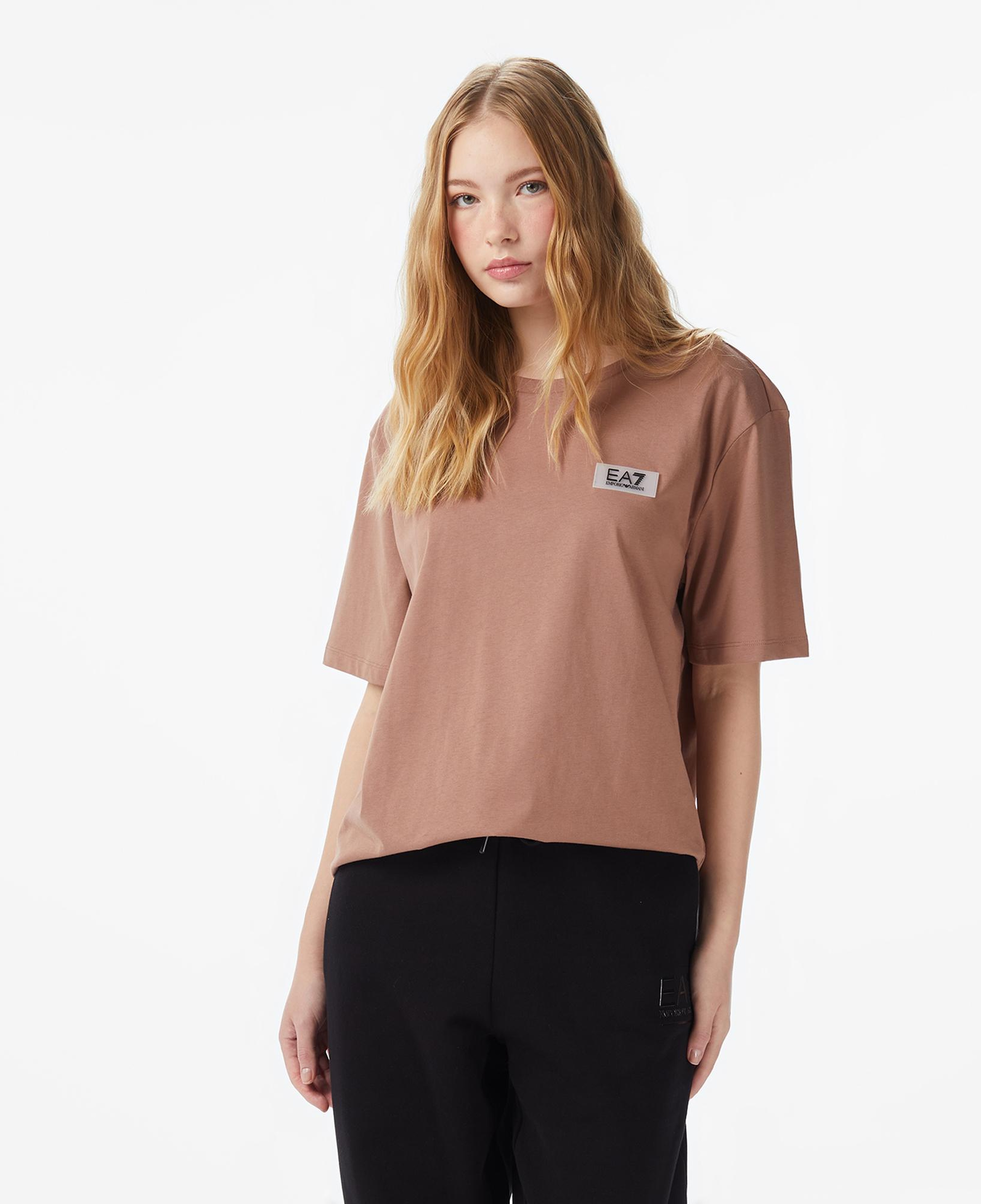 Emporio Armani Contemporary Sport Kadın Kahverengi T-Shirt