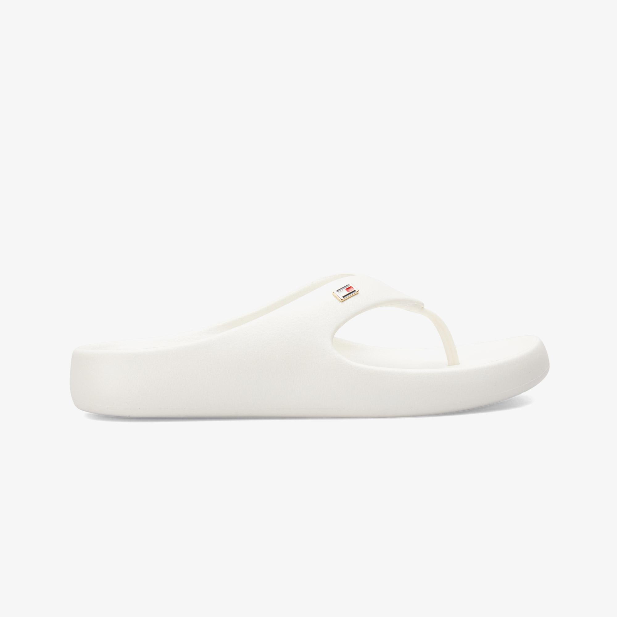 Tommy Hilfiger Comfort Kadın Beyaz Terlik