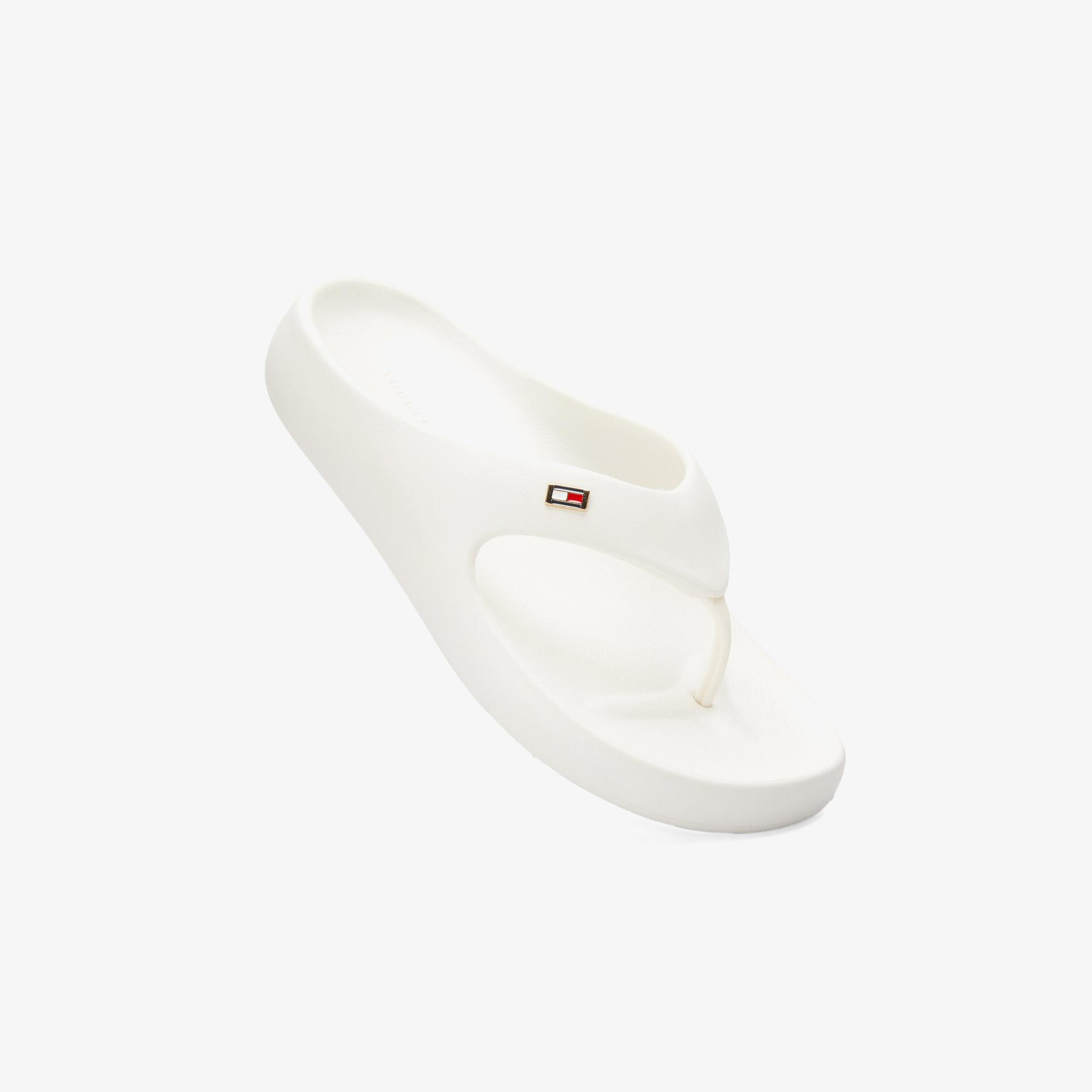 Tommy Hilfiger Comfort Kadın Beyaz Terlik