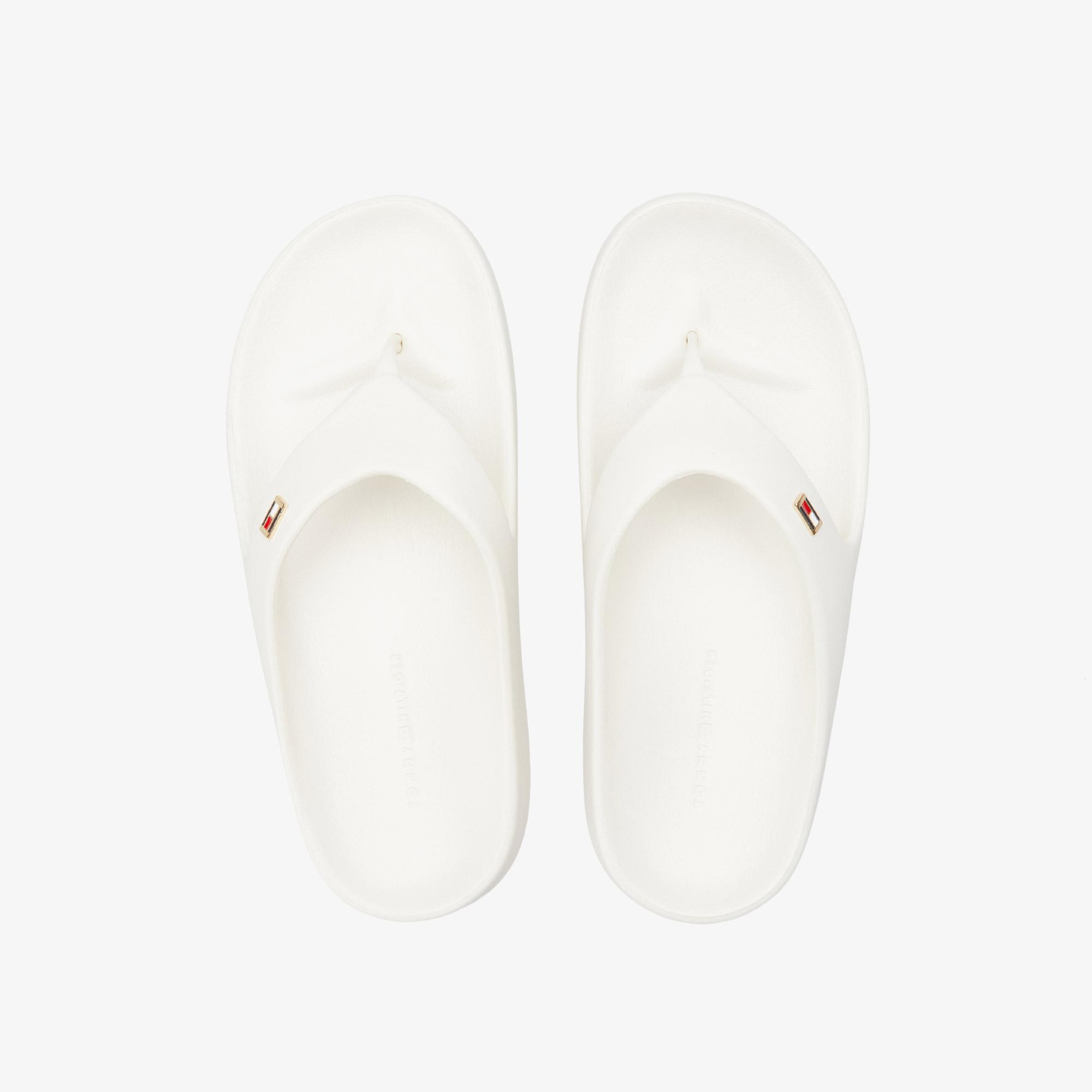 Tommy Hilfiger Comfort Kadın Beyaz Terlik