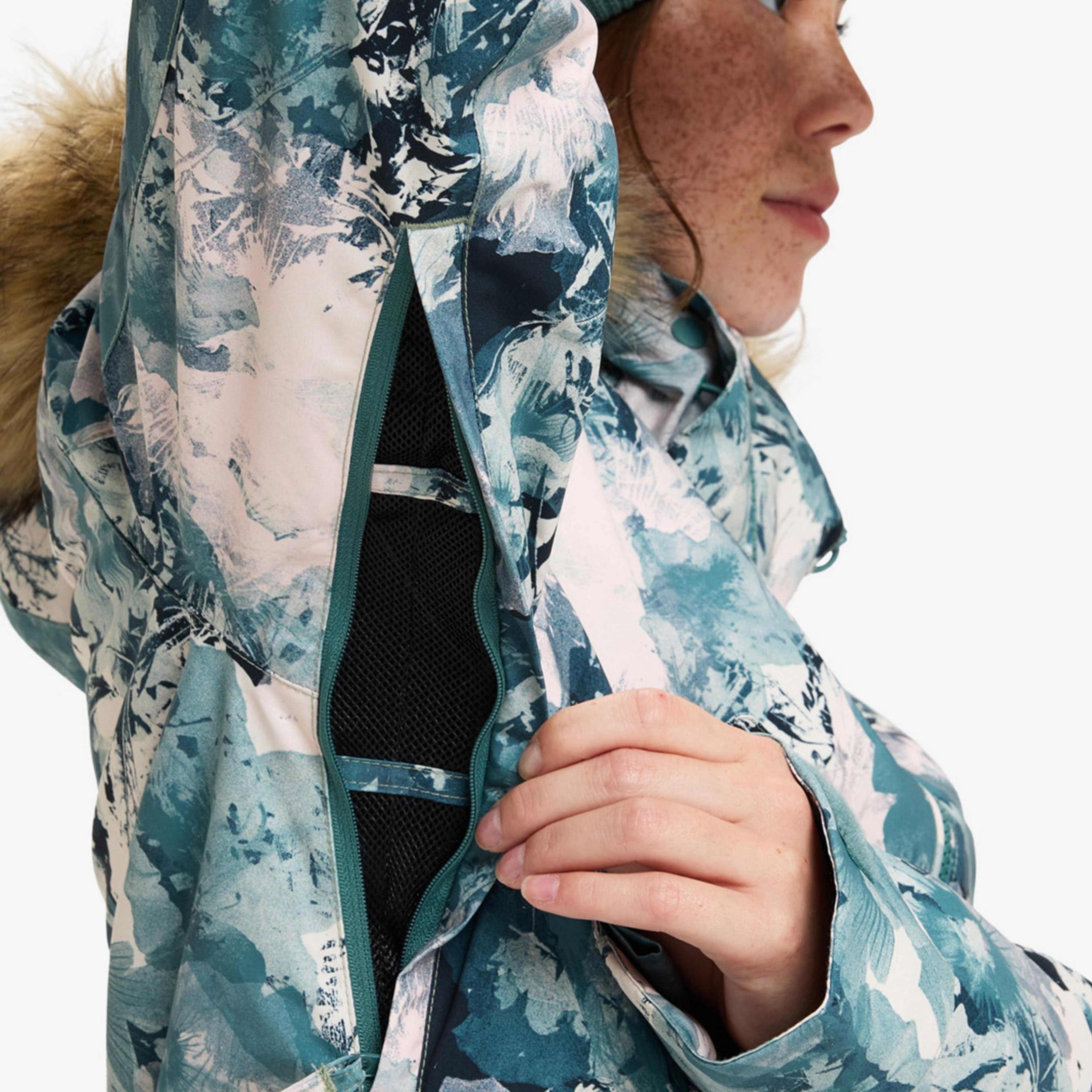 Roxy Jet Ski Kadın Renkli Kayak Montu