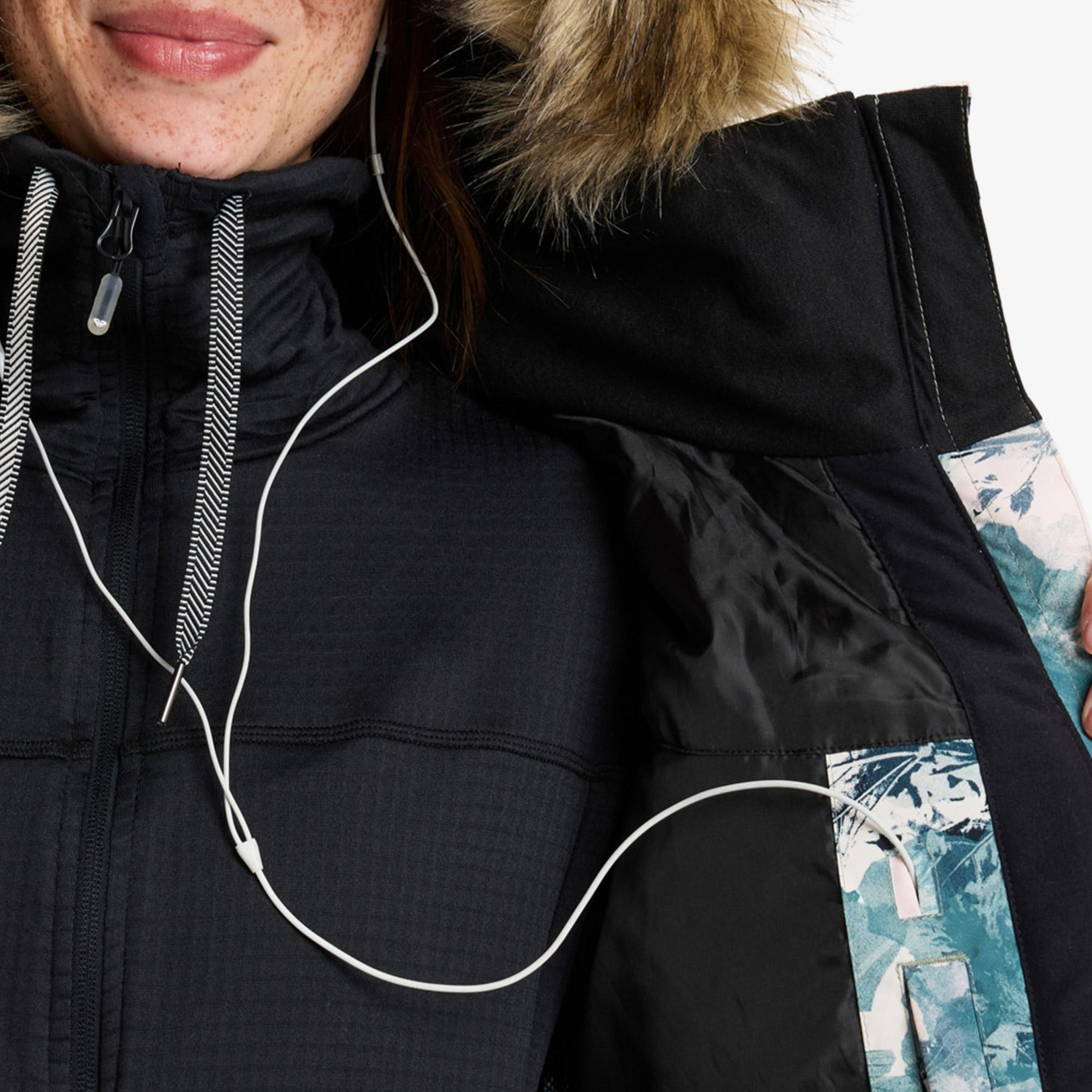 Roxy Jet Ski Kadın Renkli Kayak Montu