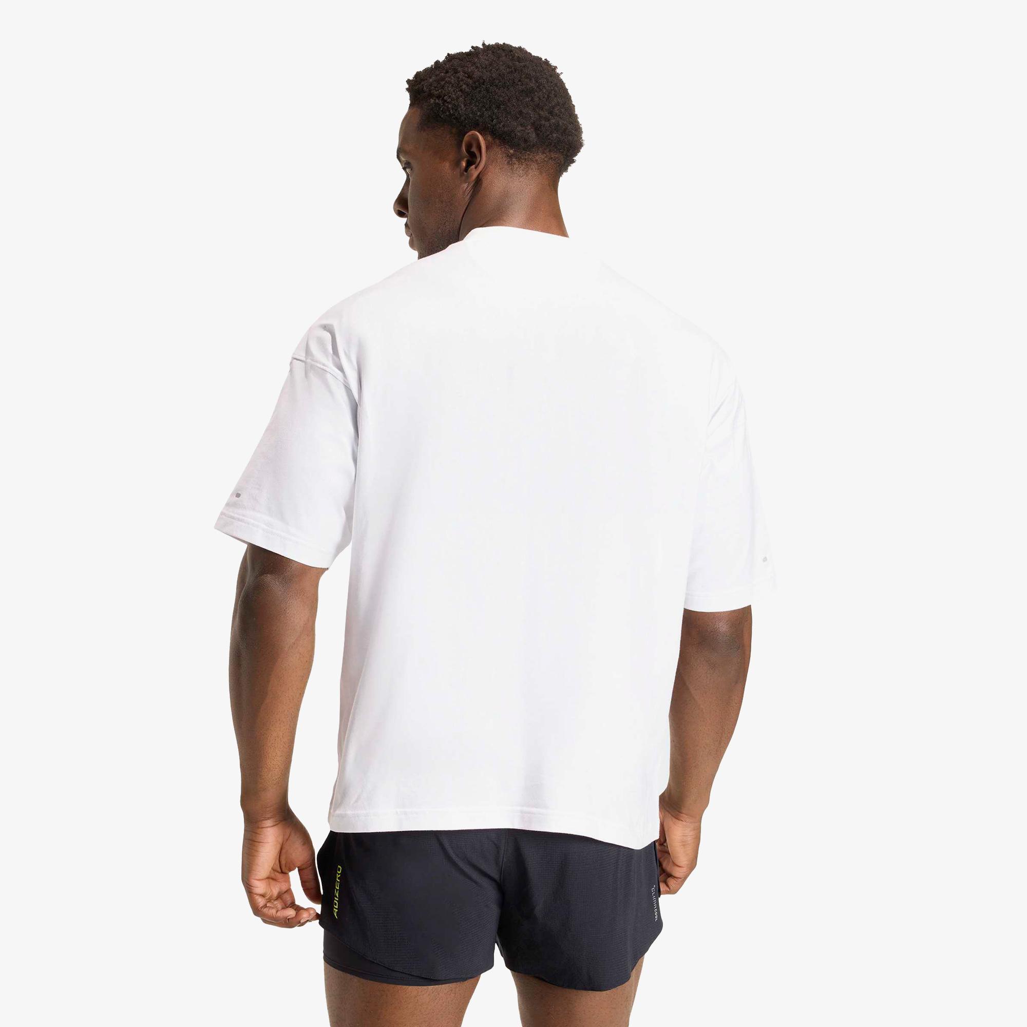 adidas Adi365 Cheering Erkek Beyaz Koşu T-Shirt