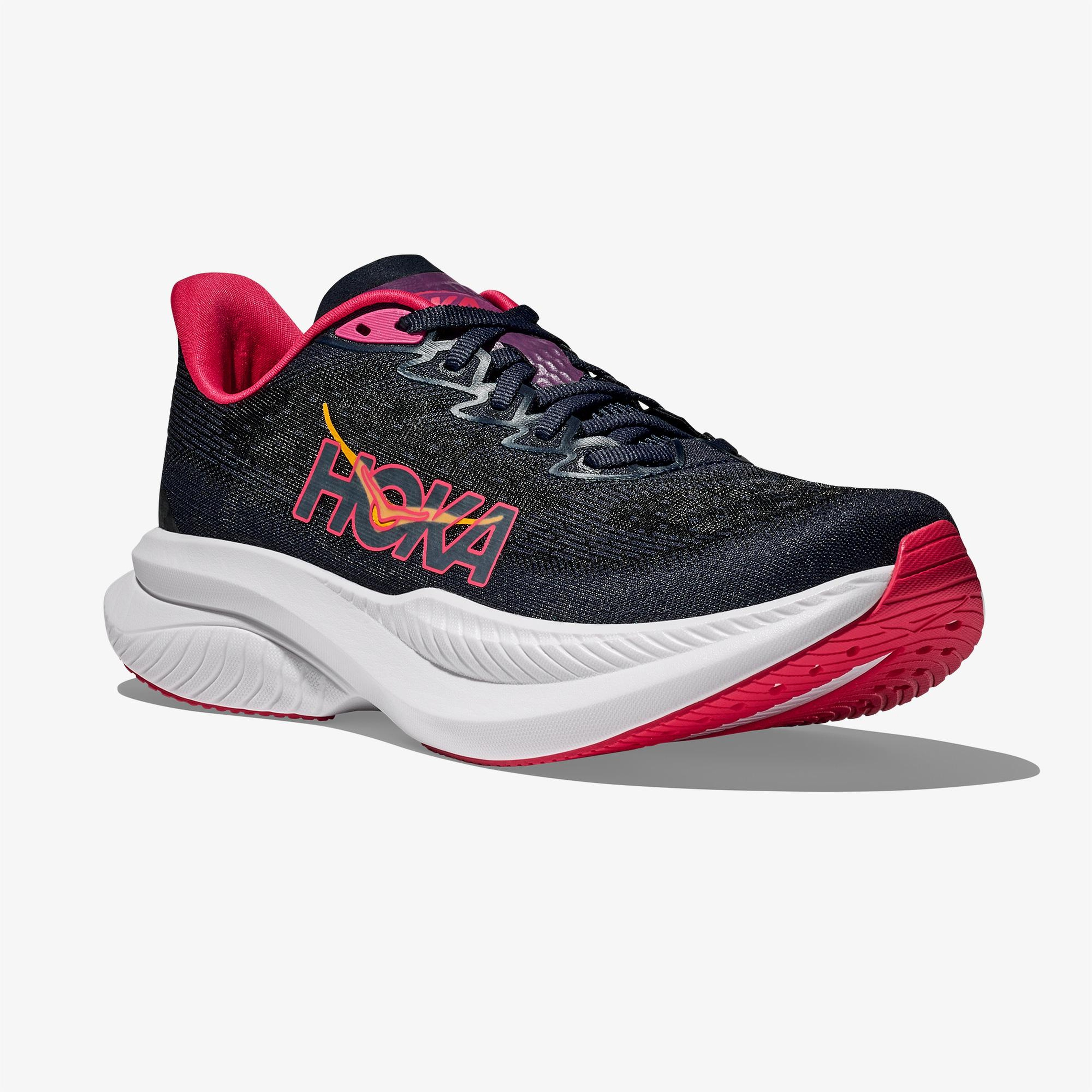 Hoka Mach 6 Kadın Lacivert Yol Koşu Ayakkabısı