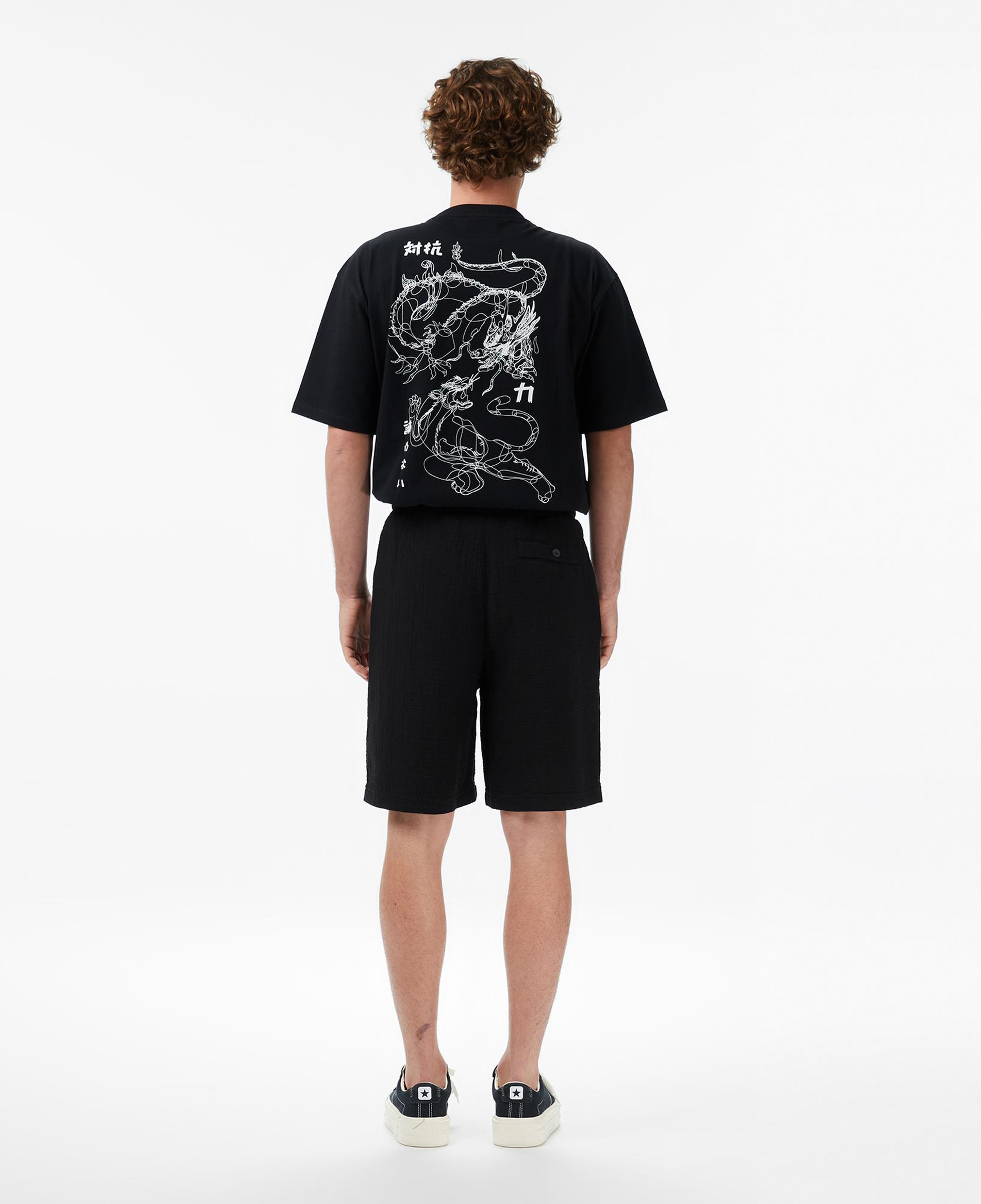 UNITED4 Regular Fit Erkek Siyah Şort