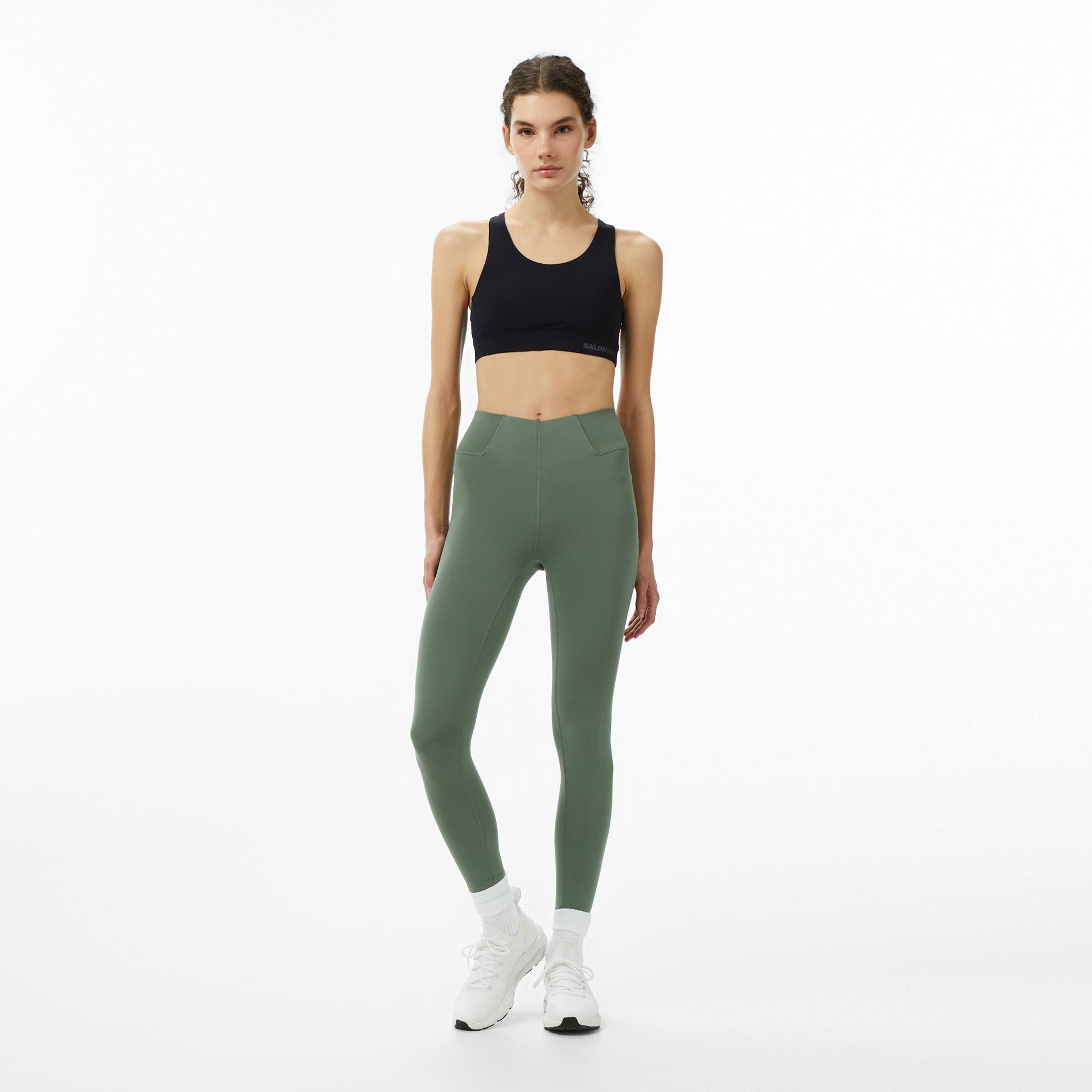 Salomon Cross Multi 23 Kadın Yeşil Tayt