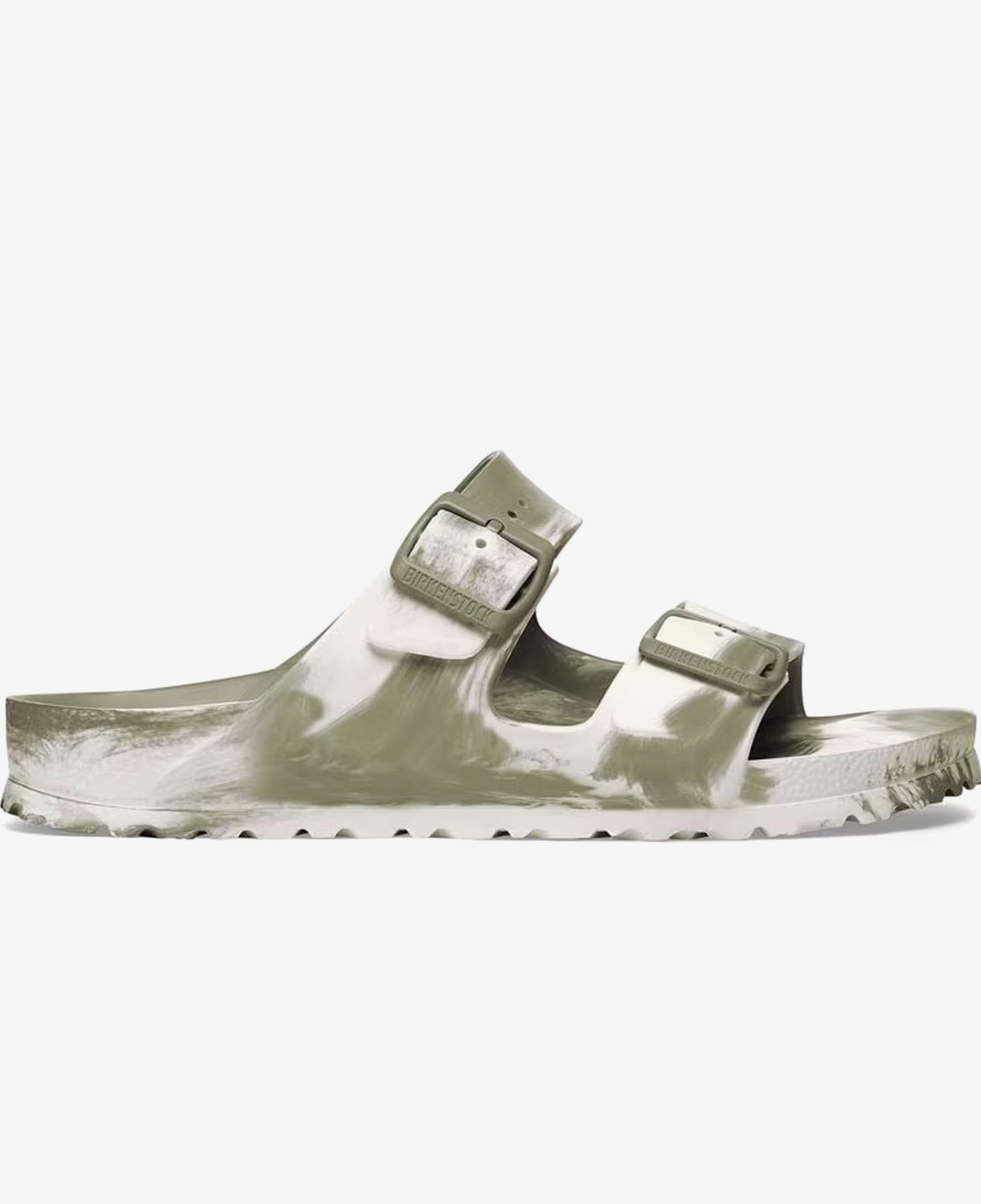 Birkenstock Arizona Eva Erkek Haki Çift Bantlı Plaj Terliği
