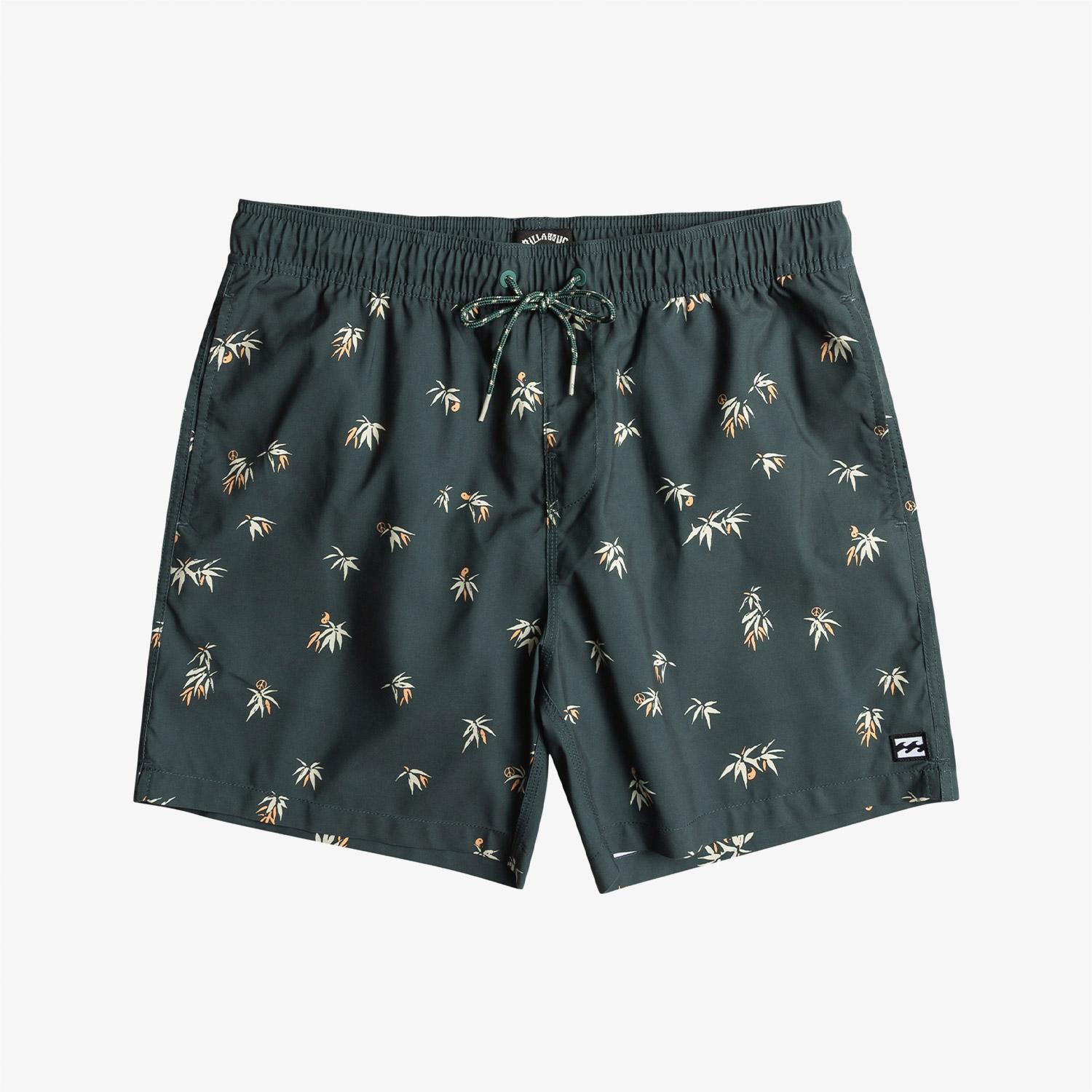 Billabong Wasted Times Layback Erkek Yeşil Deniz Şortu