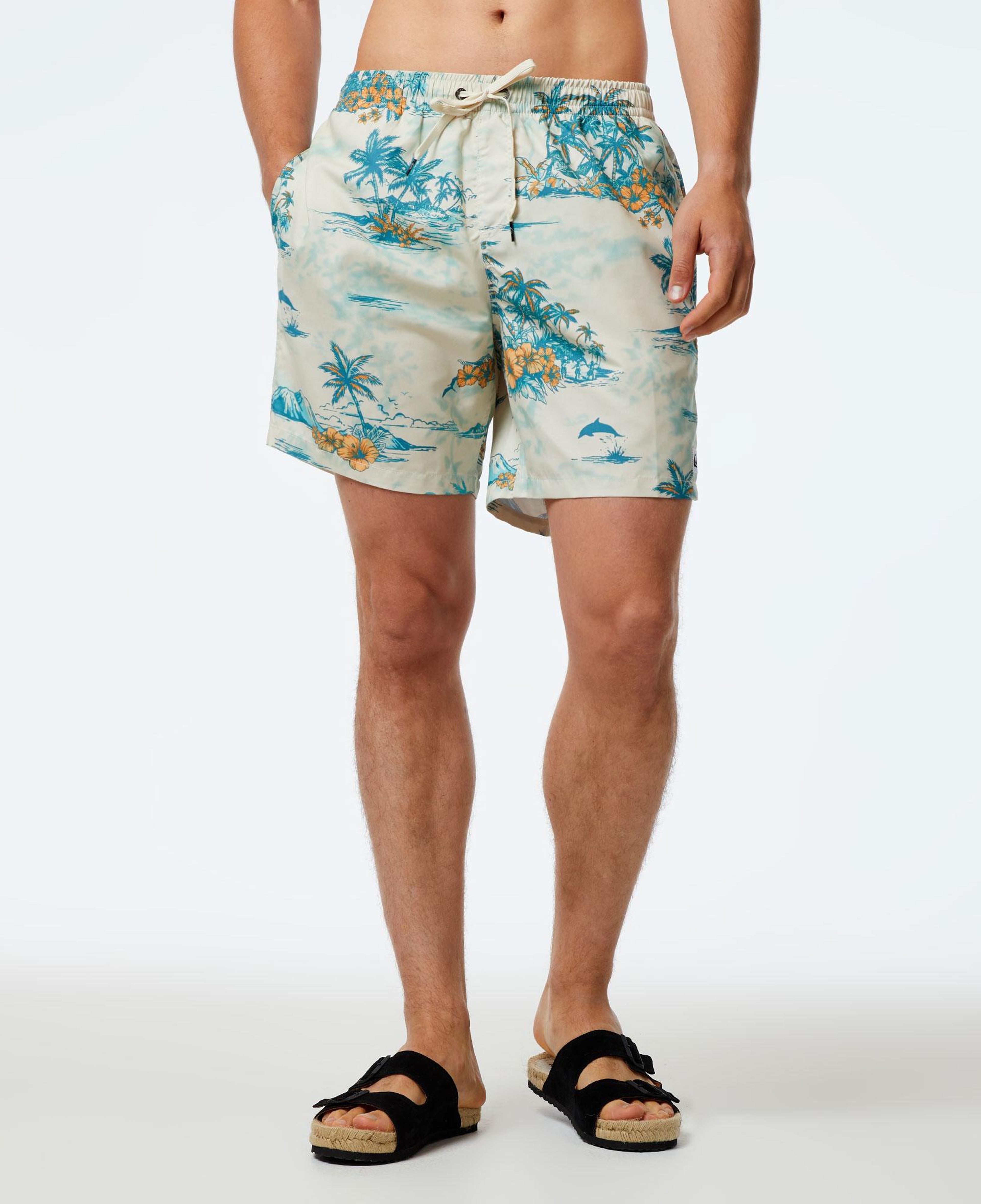 Quiksilver Longmanhill Erkek Beyaz Deniz Şortu