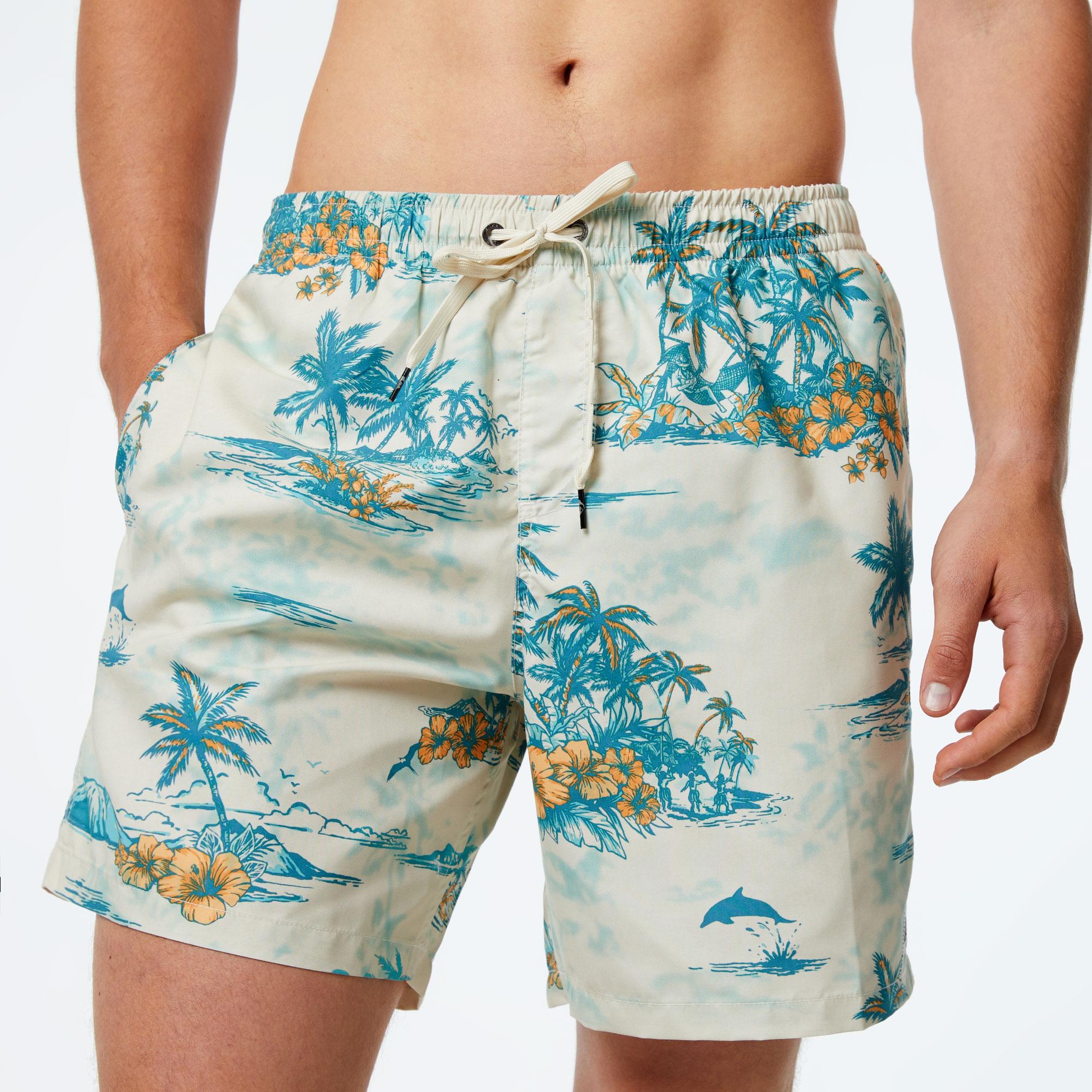 Quiksilver Longmanhill Erkek Beyaz Deniz Şortu