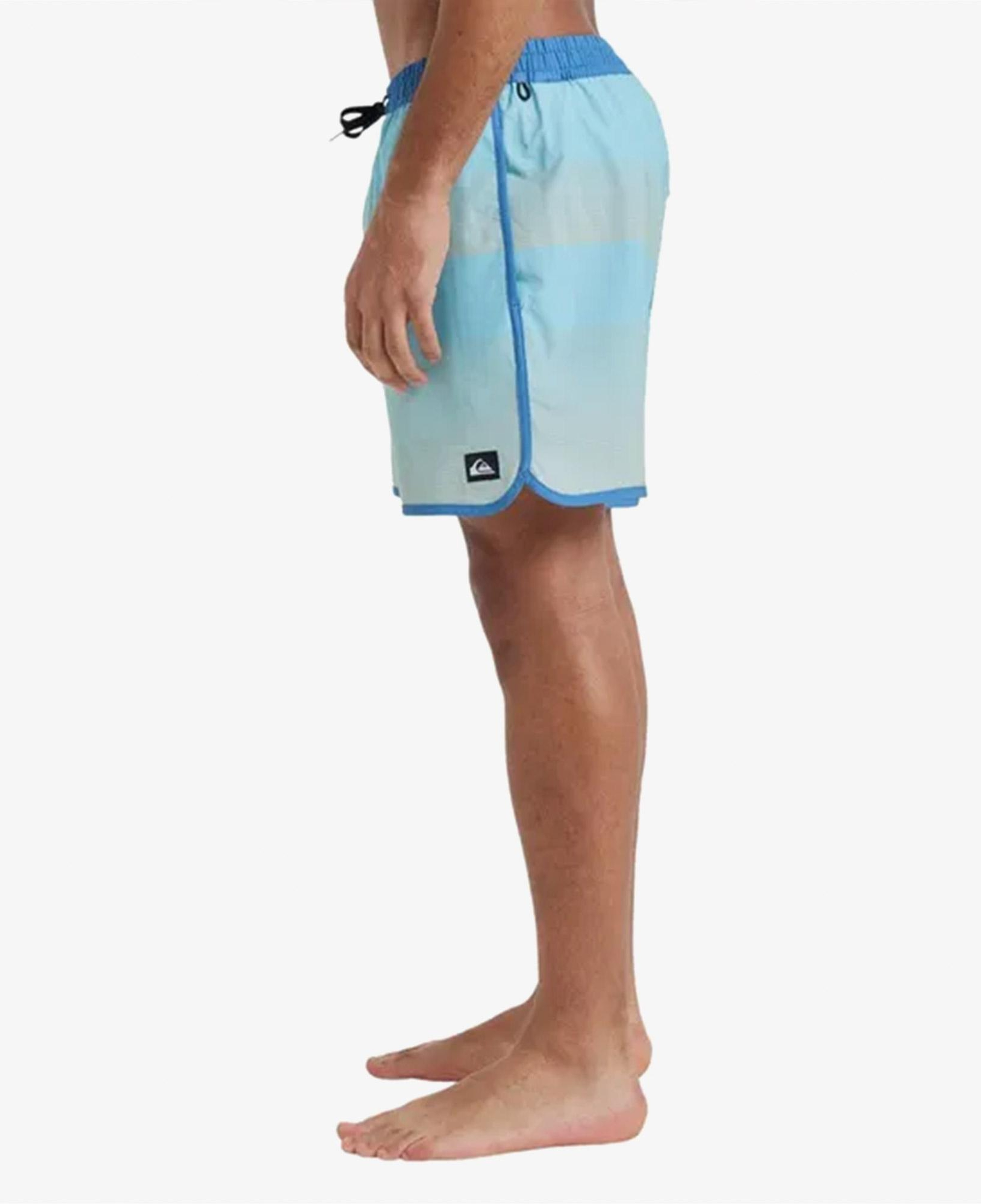 Quiksilver Surfsilk Scallop Volley 16 Erkek Mavi Deniz Şortu