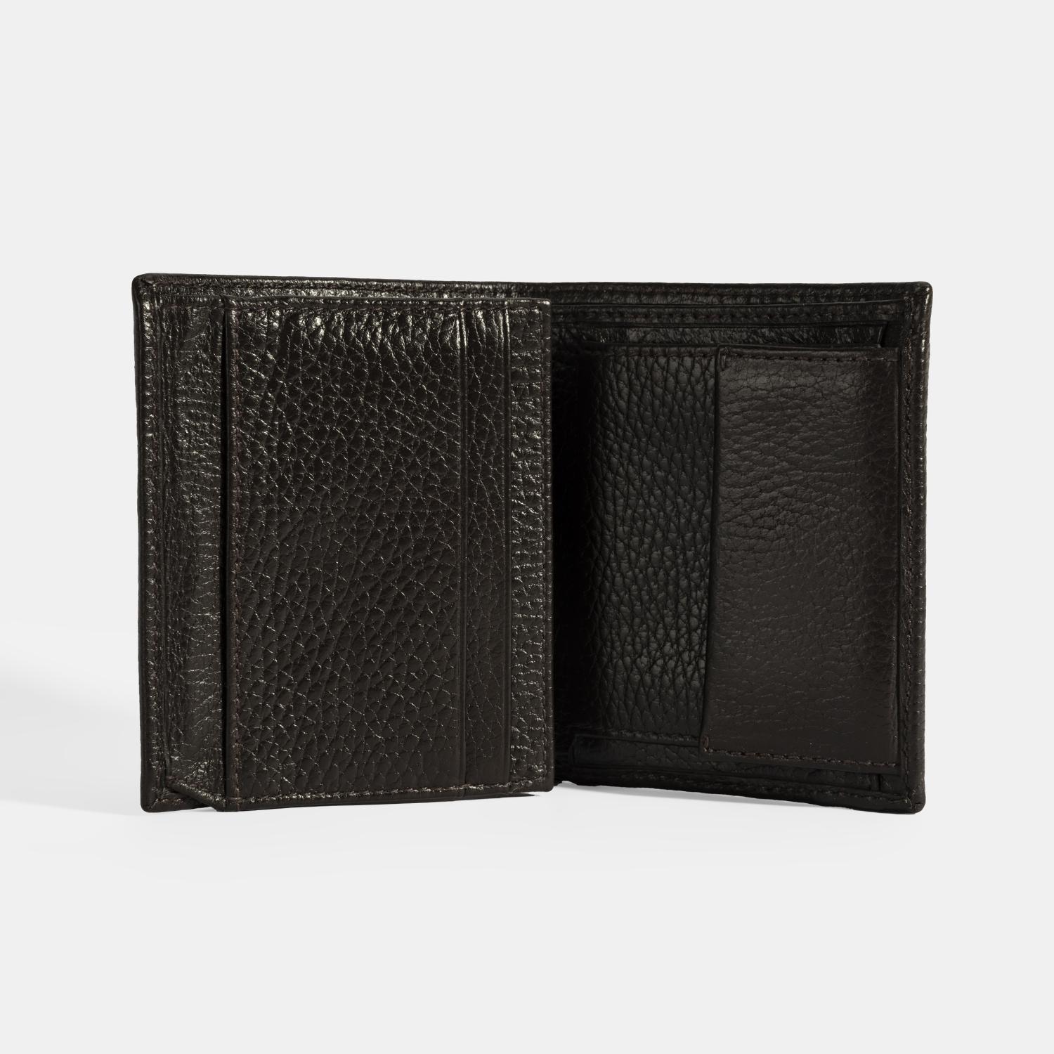 Erkek Koyu Kahve Deri Cüzdan