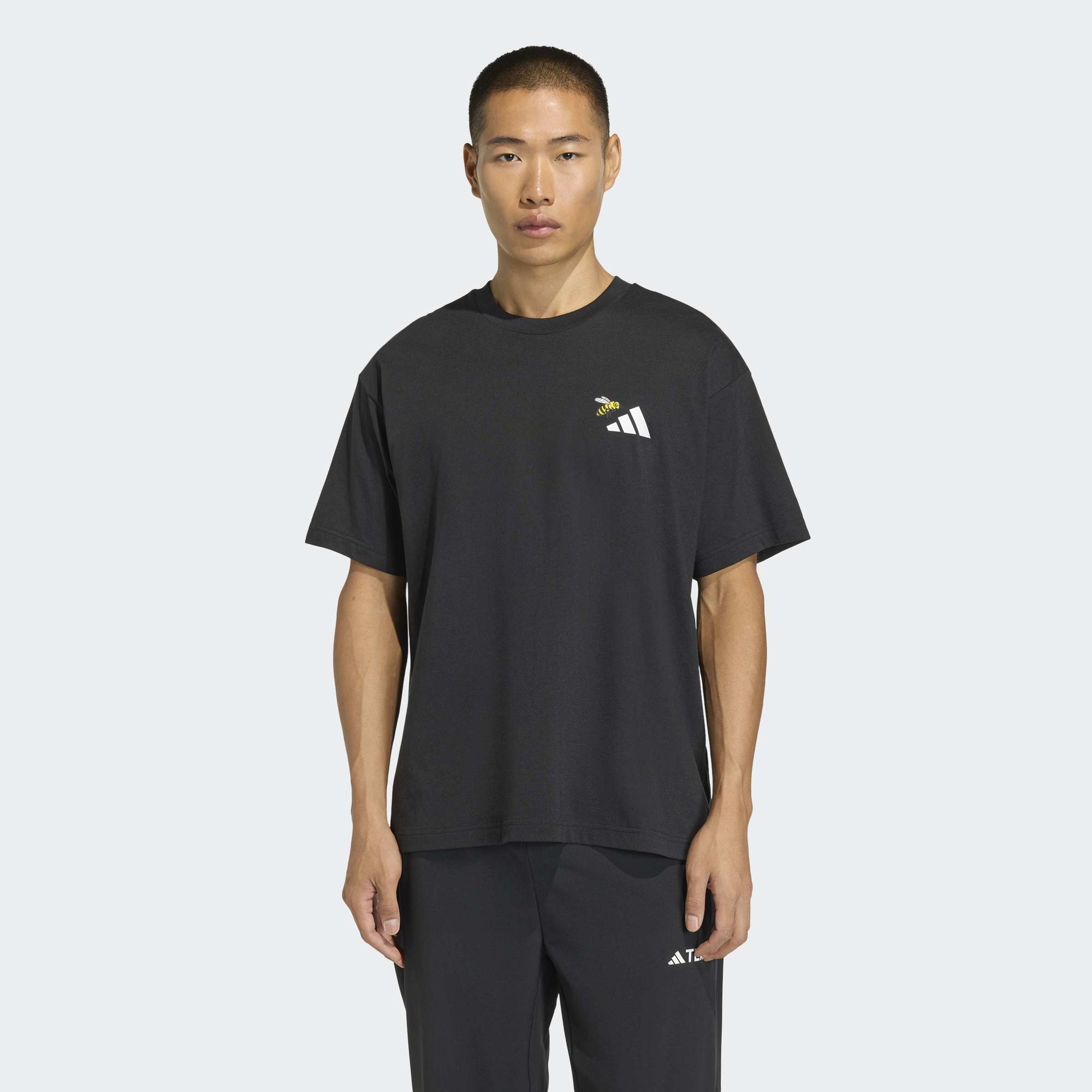 adidas Nature Yürüyüş Erkek Siyah T-Shirt