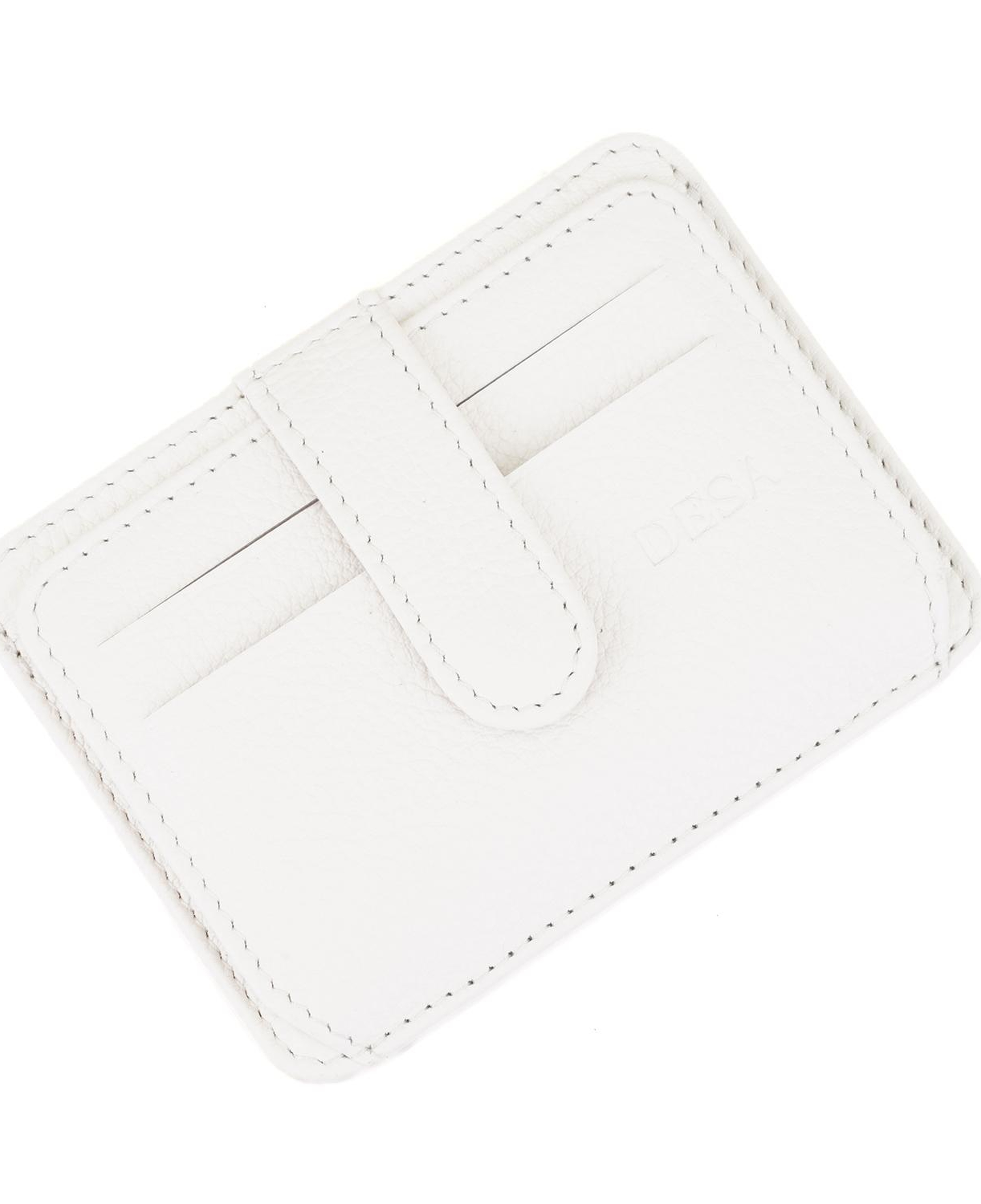 Lerona Beyaz Deri Kartlık