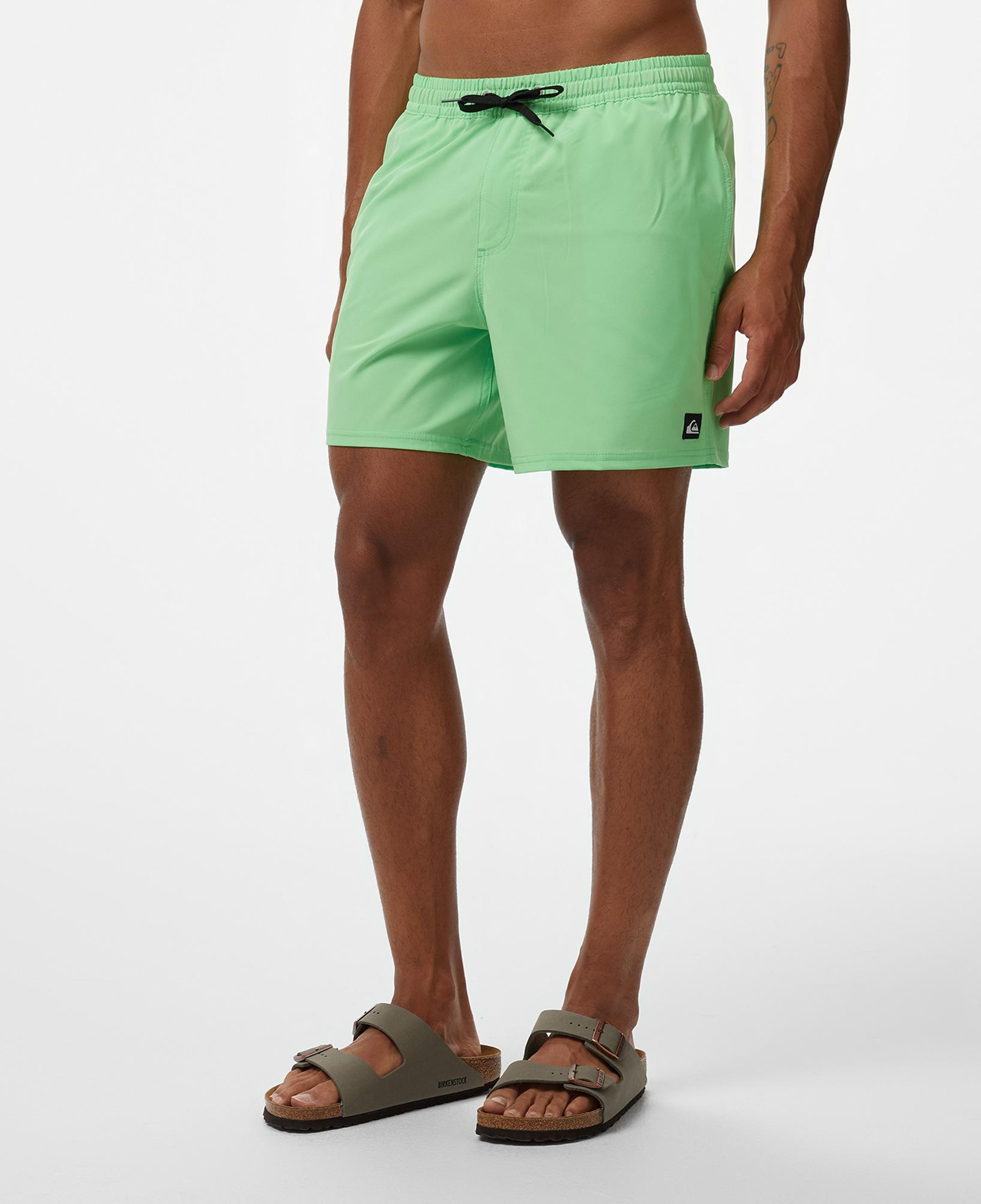 Quiksilver Surfsilk Solid Volley 16 Erkek Yeşil Deniz Şortu