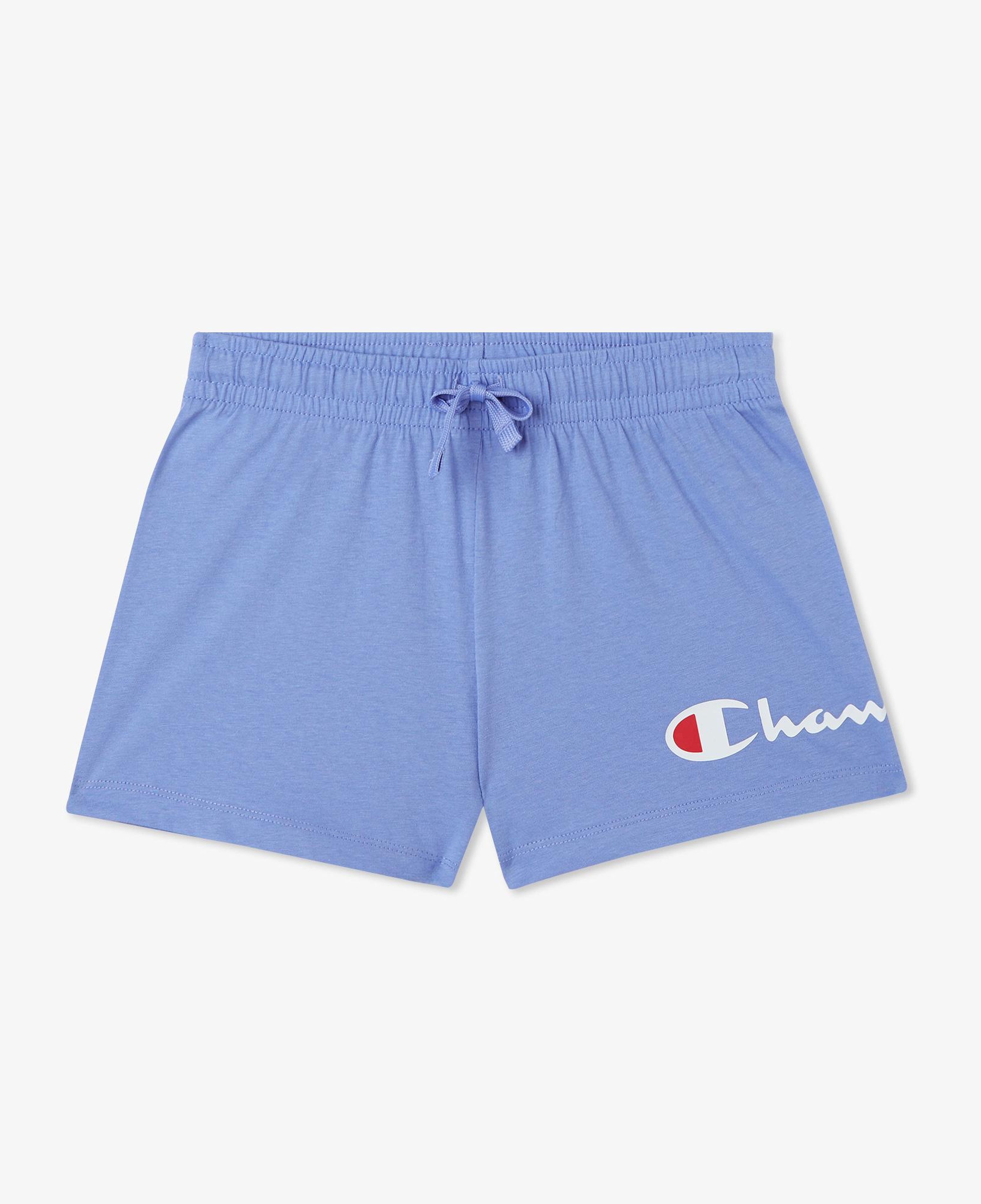 Champion Lightweight Cotton Çocuk Mor Şort