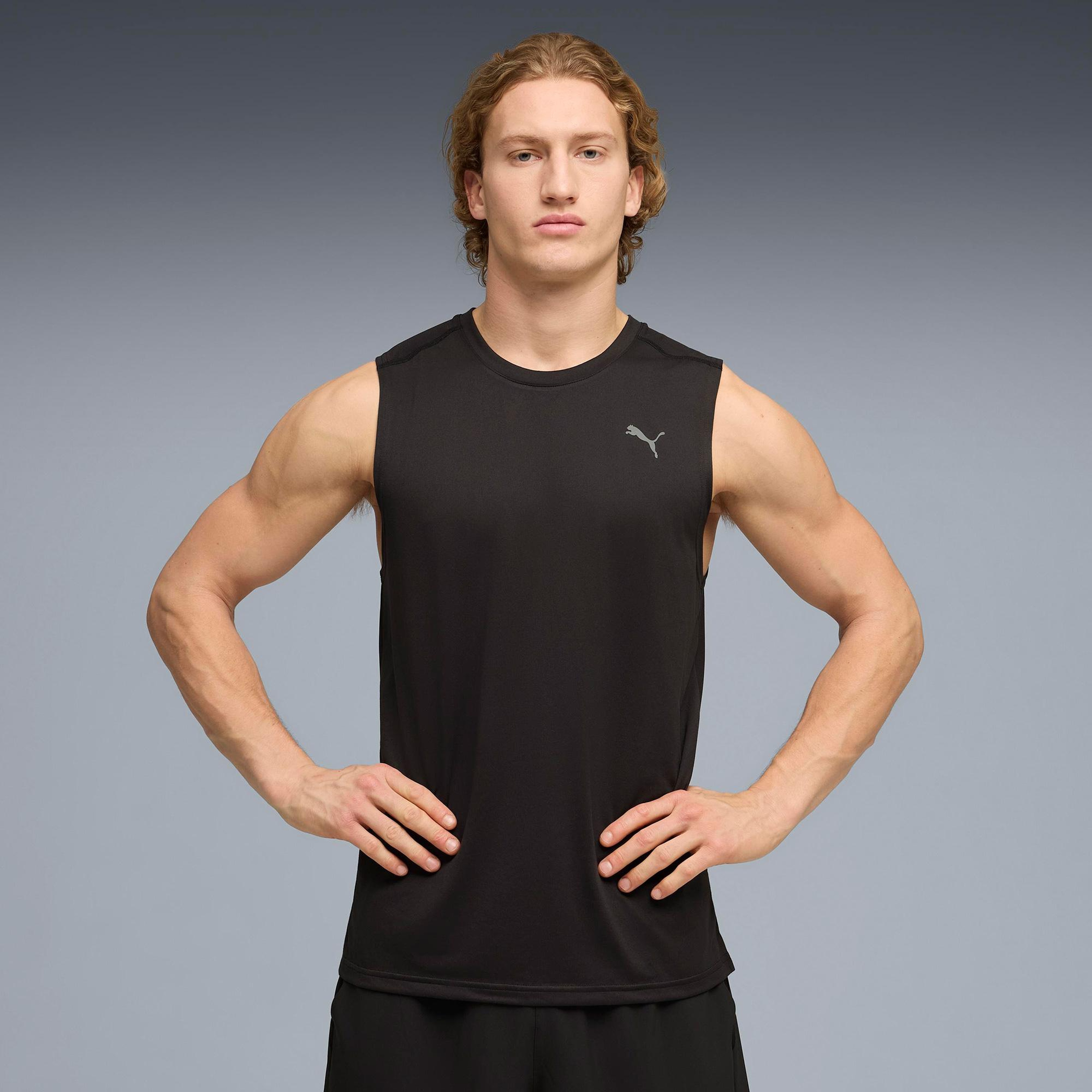 Puma Pwrtrain Sleeveless Erkek Siyah Antrenman Atlet