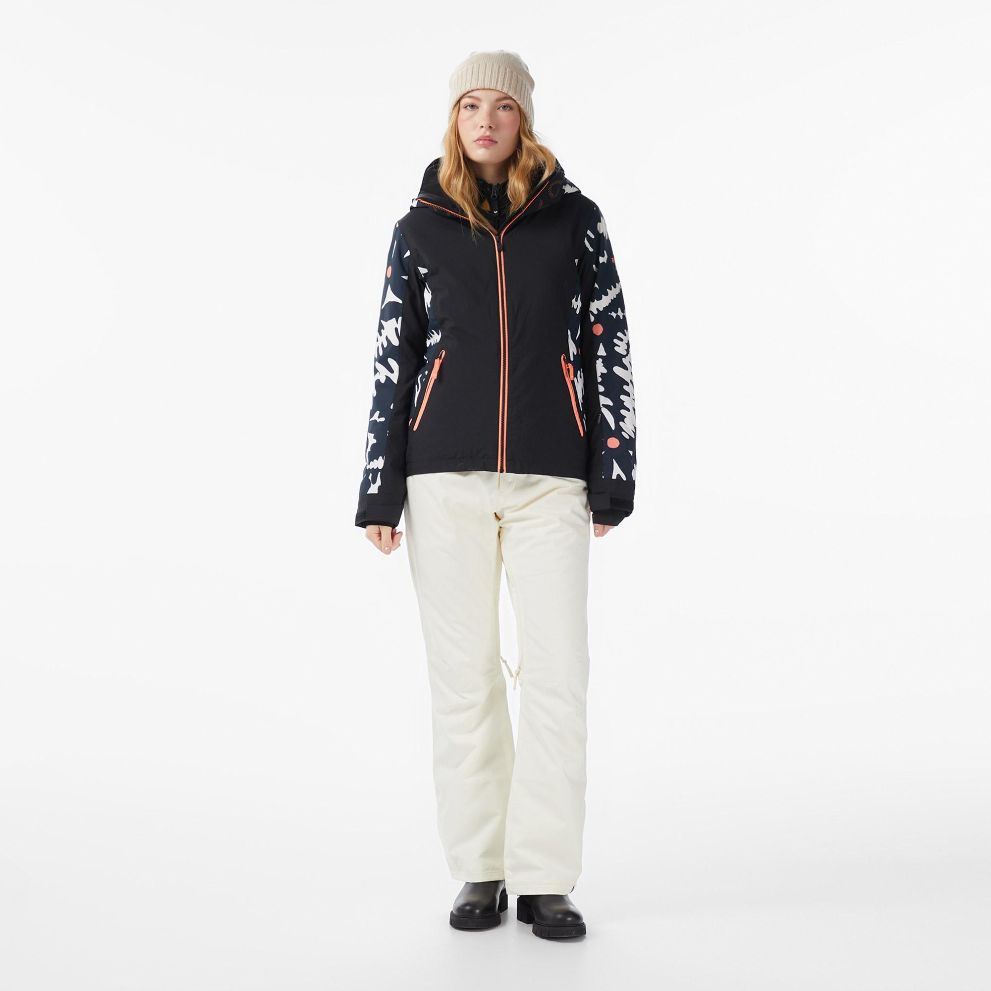 Roxy Free Jet Kadın Gri Kayak Montu