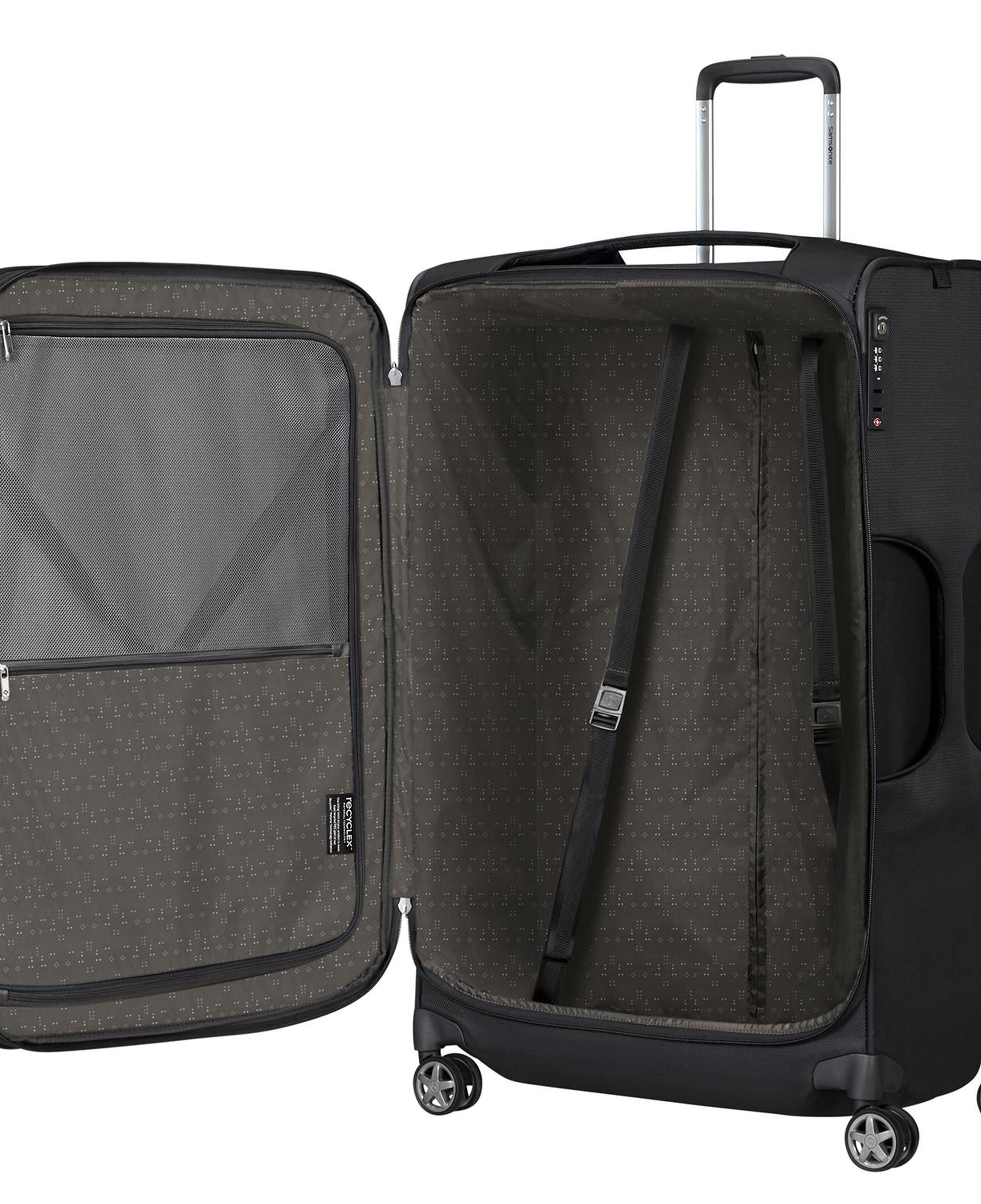 Samsonite Siyah D'lite - 4 Tekerlekli Körüklü Büyük Boy Valiz 78cm