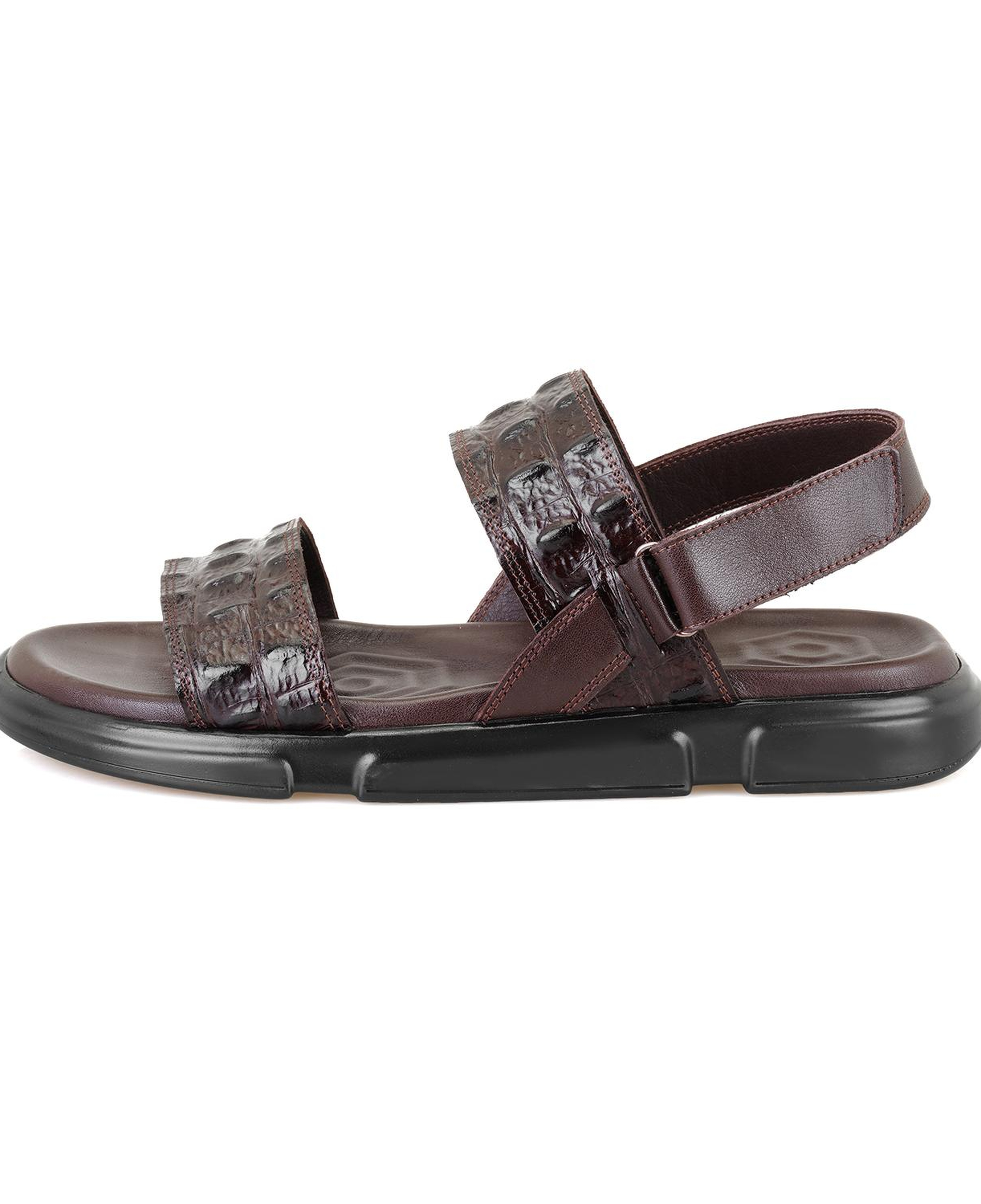 Ellery Kahve Erkek Deri Sandalet