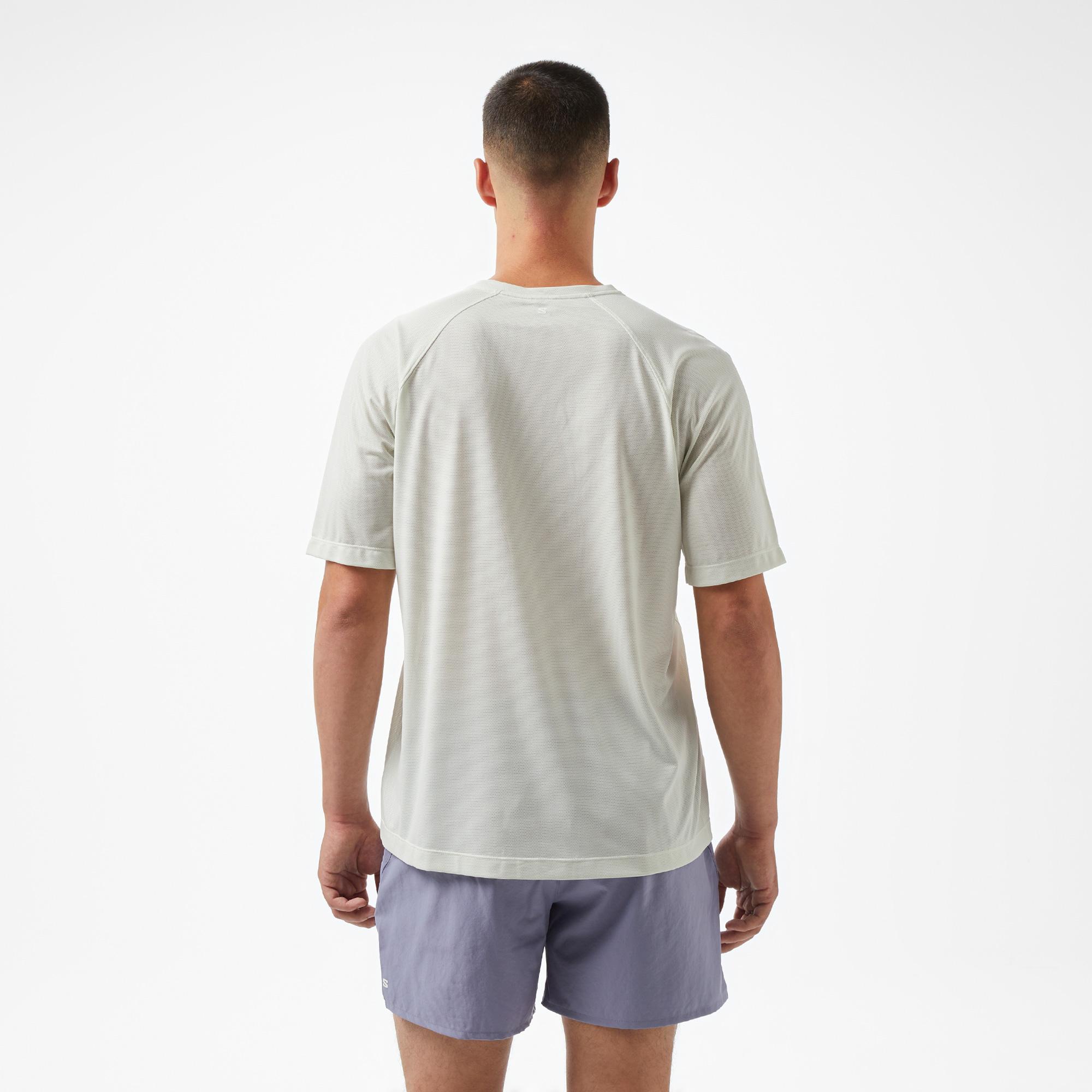 Salomon Shkout Core Ss Erkek Krem Koşu T-Shirt