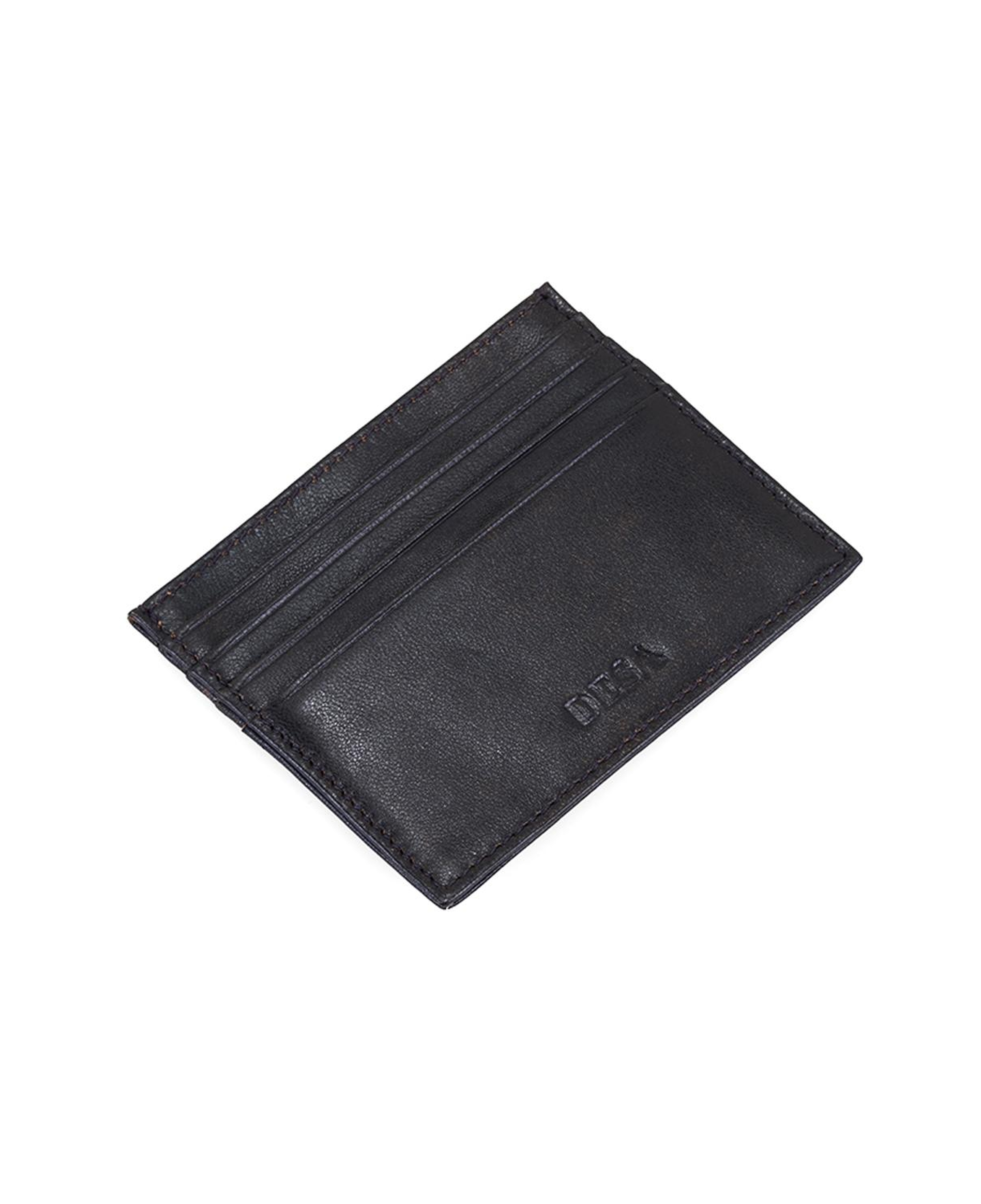 Vidal Kahve Kadın Eskitme Deri Kartlık