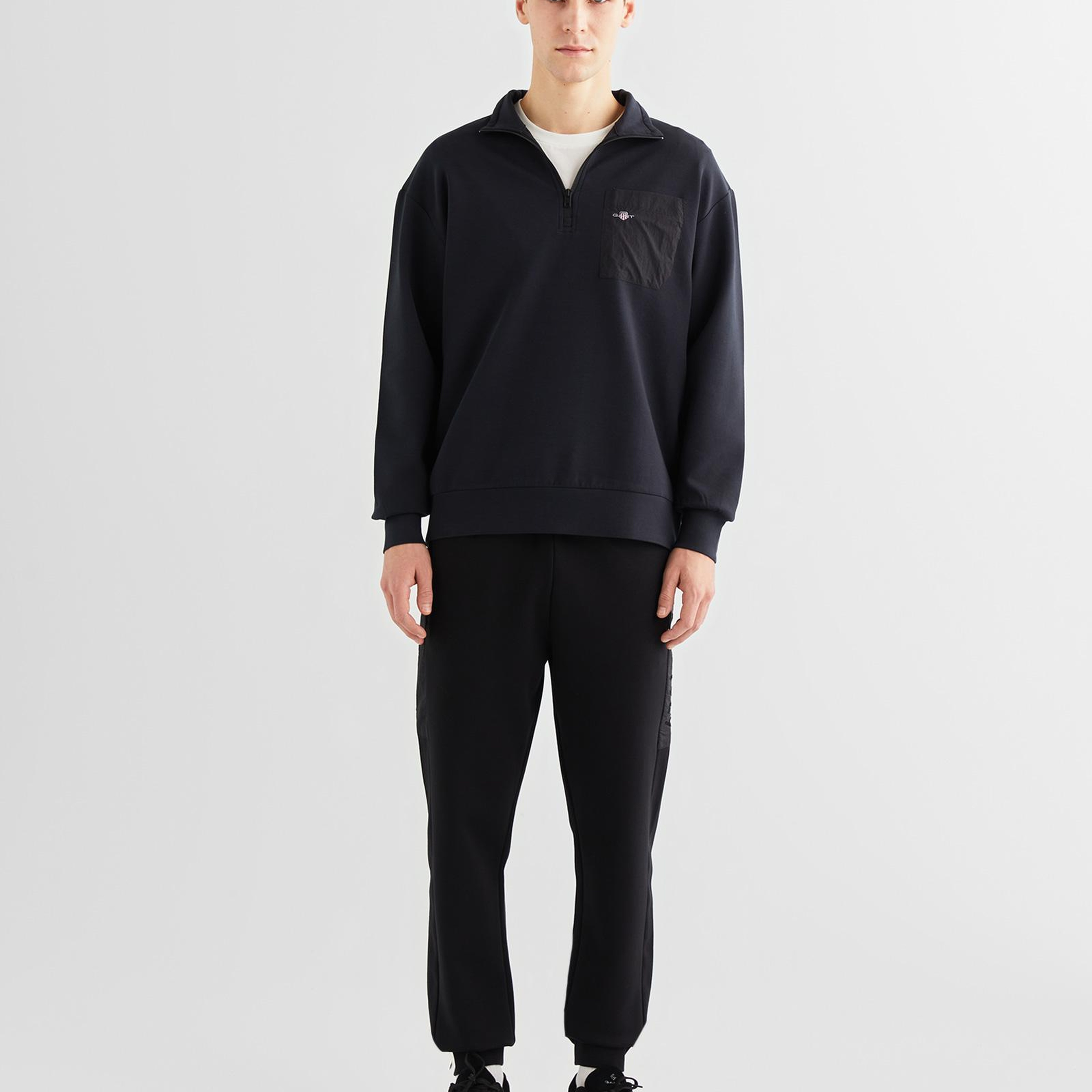 GANT Erkek Siyah Regular Fit Eşofman Altı