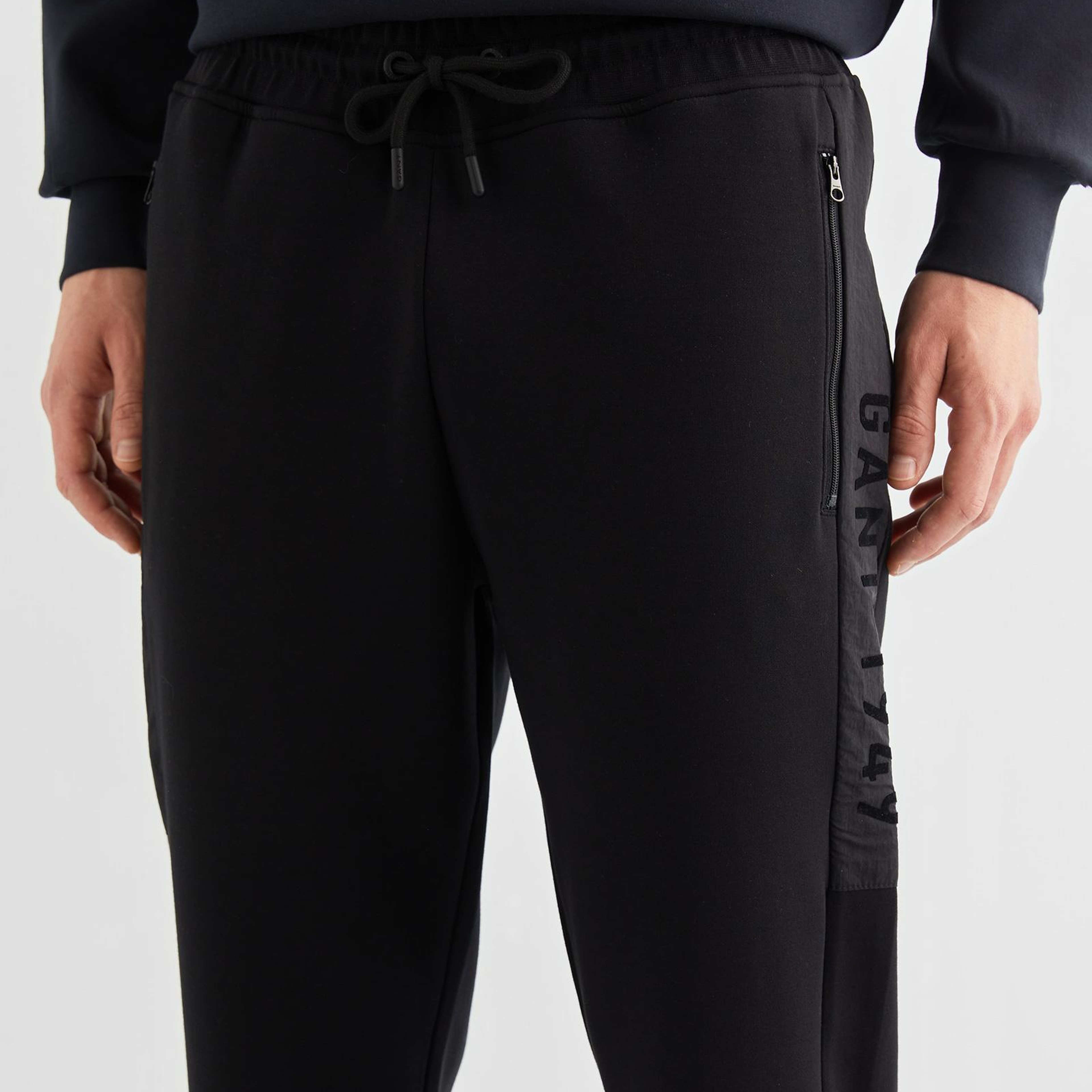 GANT Erkek Siyah Regular Fit Eşofman Altı