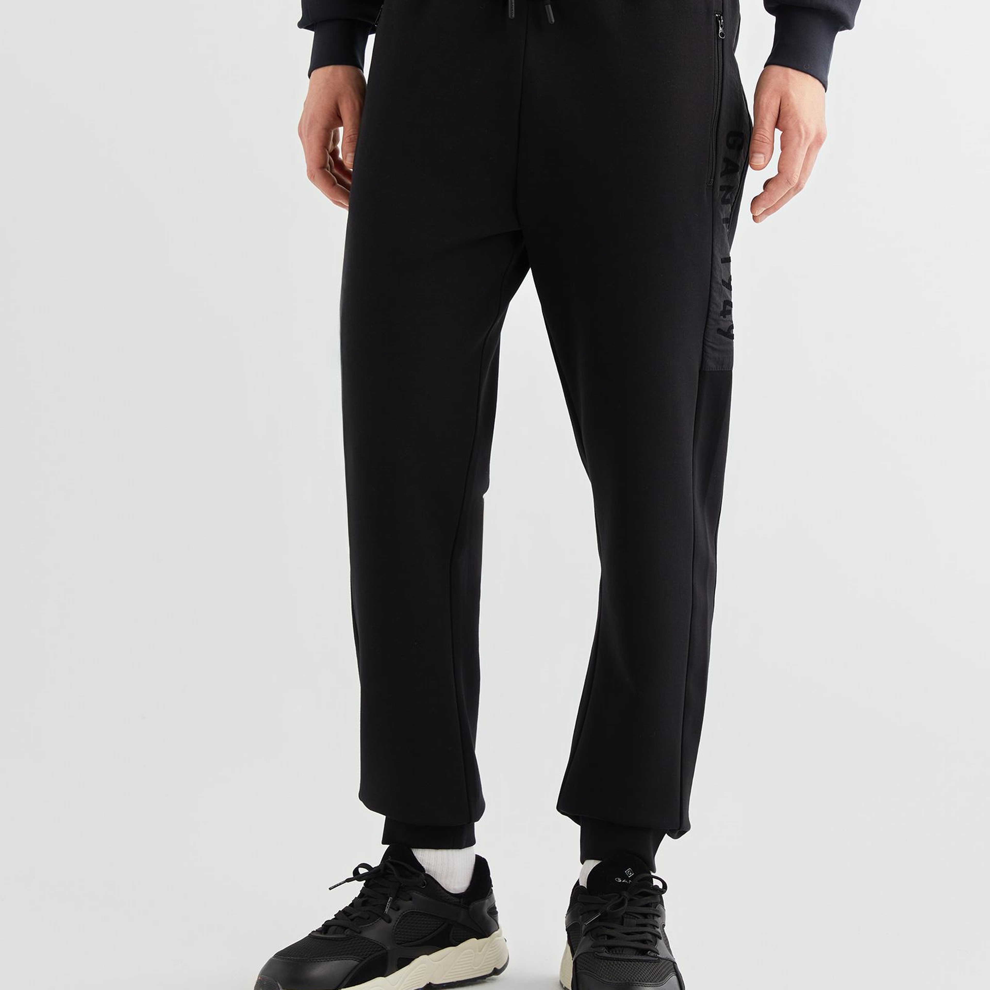 GANT Erkek Siyah Regular Fit Eşofman Altı