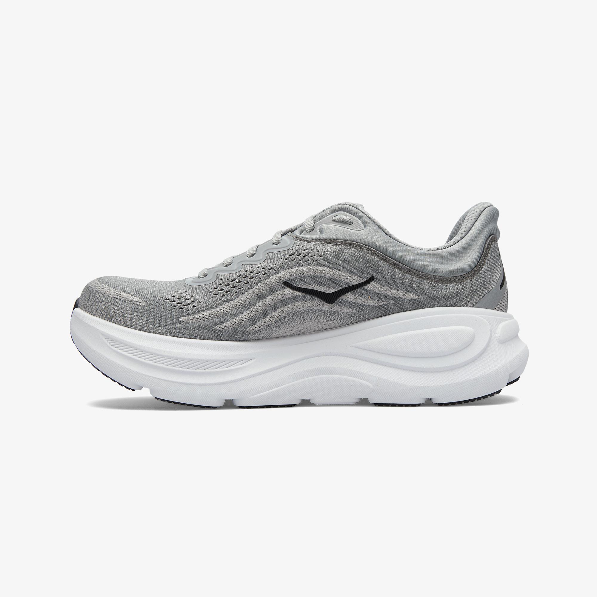 Hoka Bondi 9 Erkek Gri Koşu Ayakkabısı