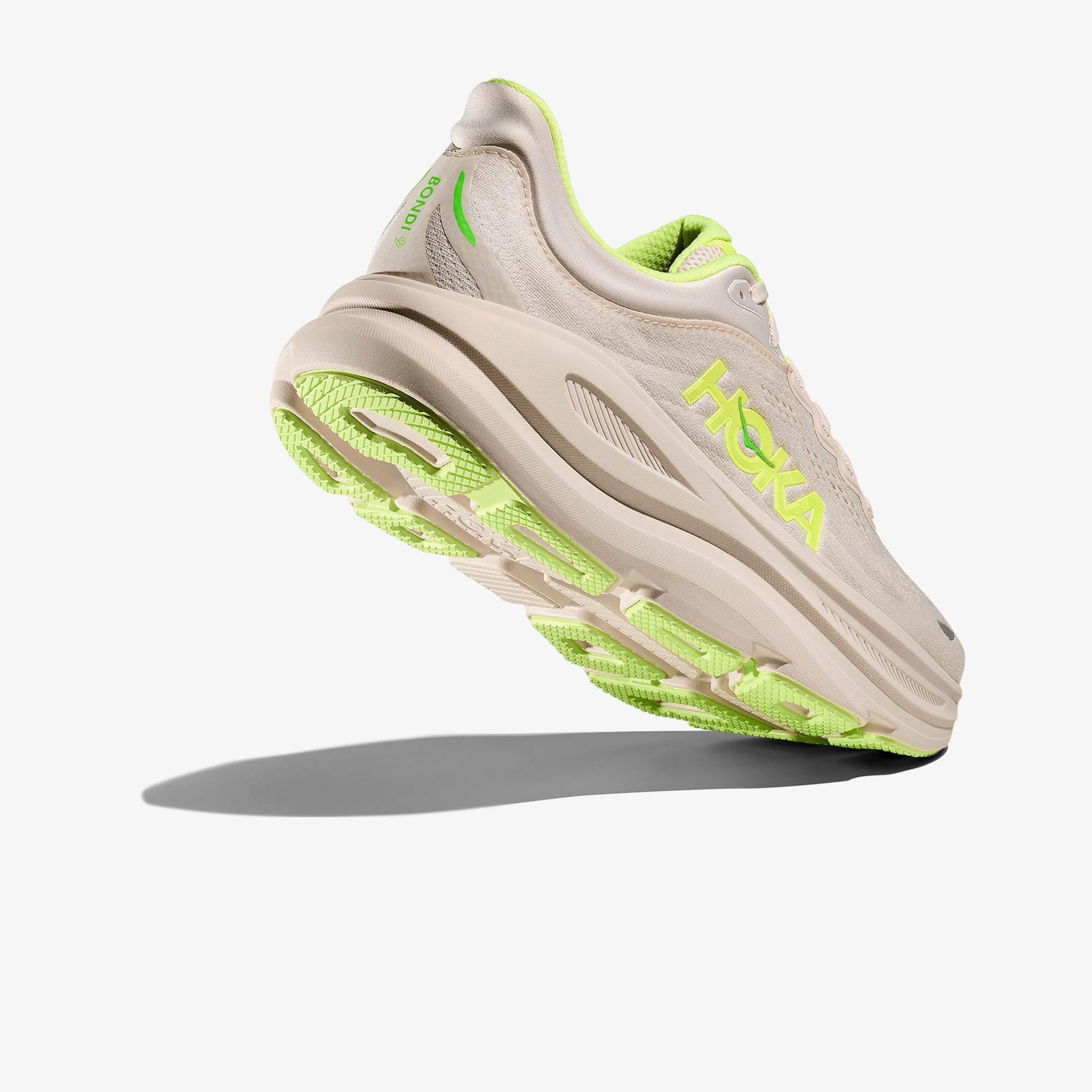 Hoka Bondi 9 Erkek Bej Koşu Ayakkabısı